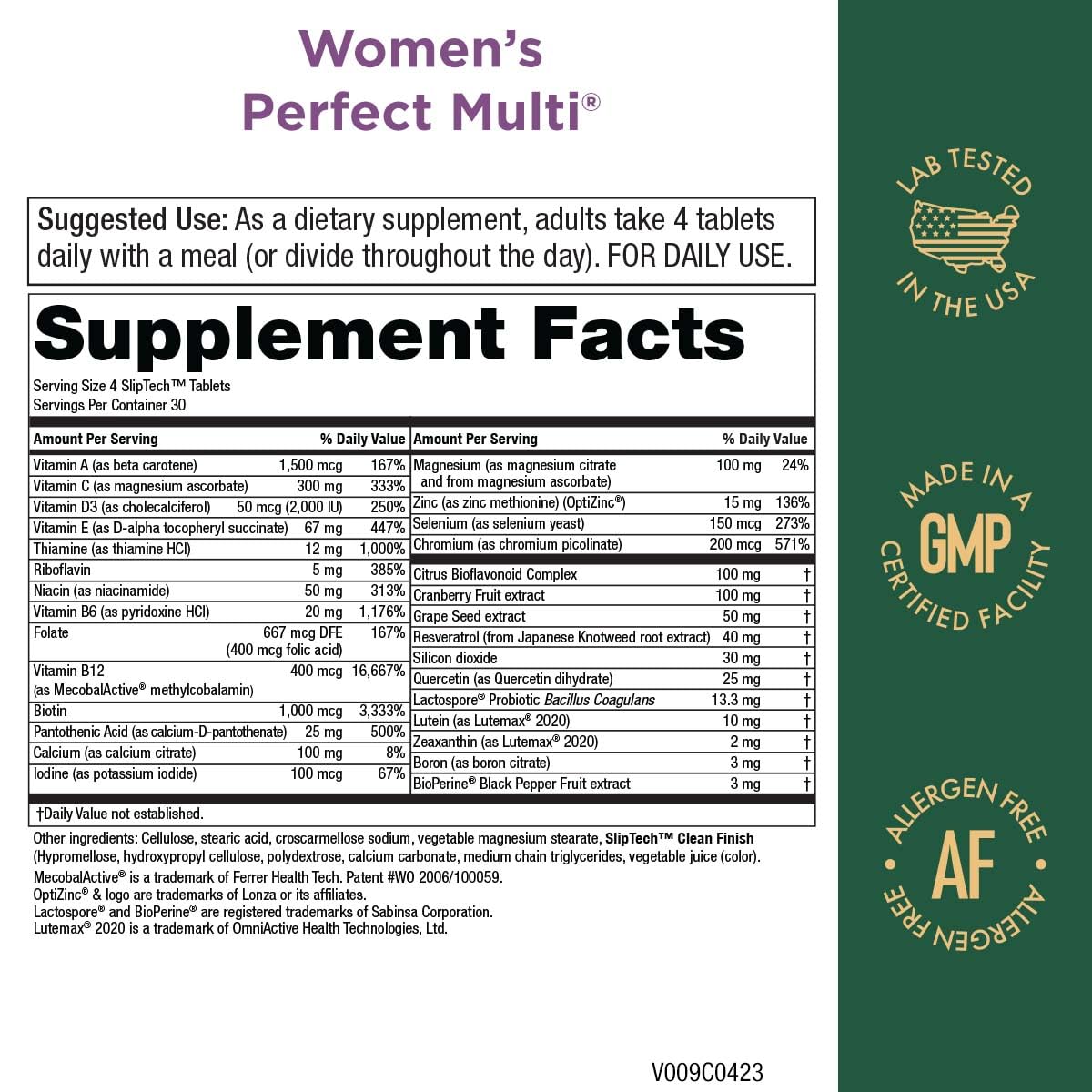Purity Products MyBiotin ProClinical + Women's Perfect Multi Capsules, 180