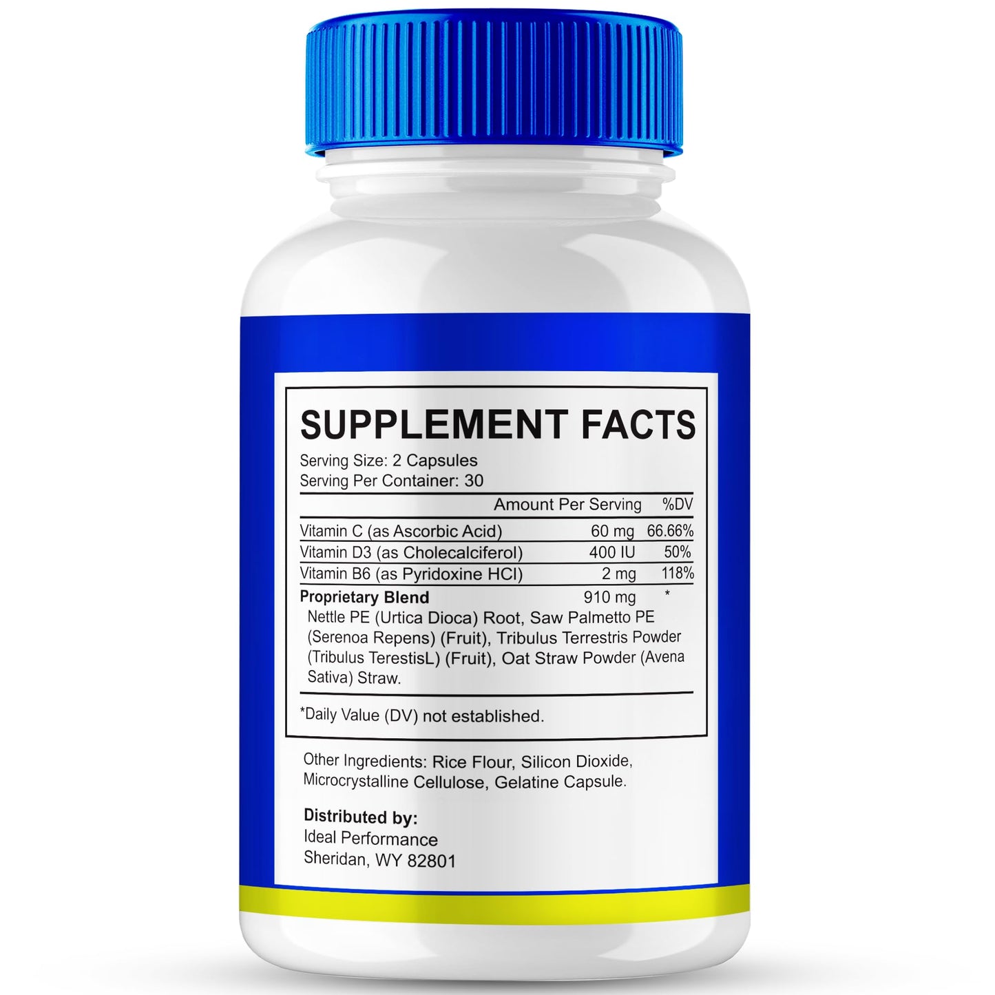 IDEAL PERFORMANCE Uro Doc Prostate Health Supplements for Men, 300 Capsules