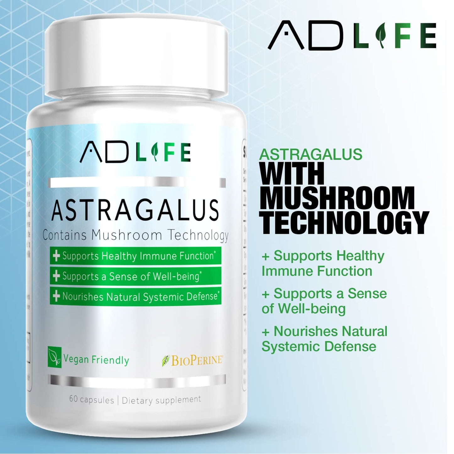 PROJECT AD LLC Astragalus Kidney Health Supplement Capsule, 60 Count