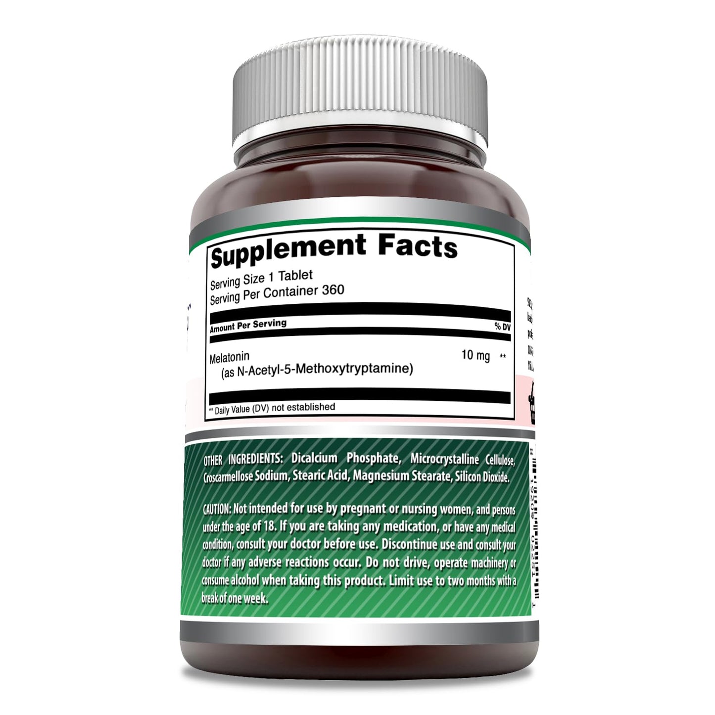 Amazing Nutrition Melatonin Supplement 10 mg Tablet, 360 Tablets