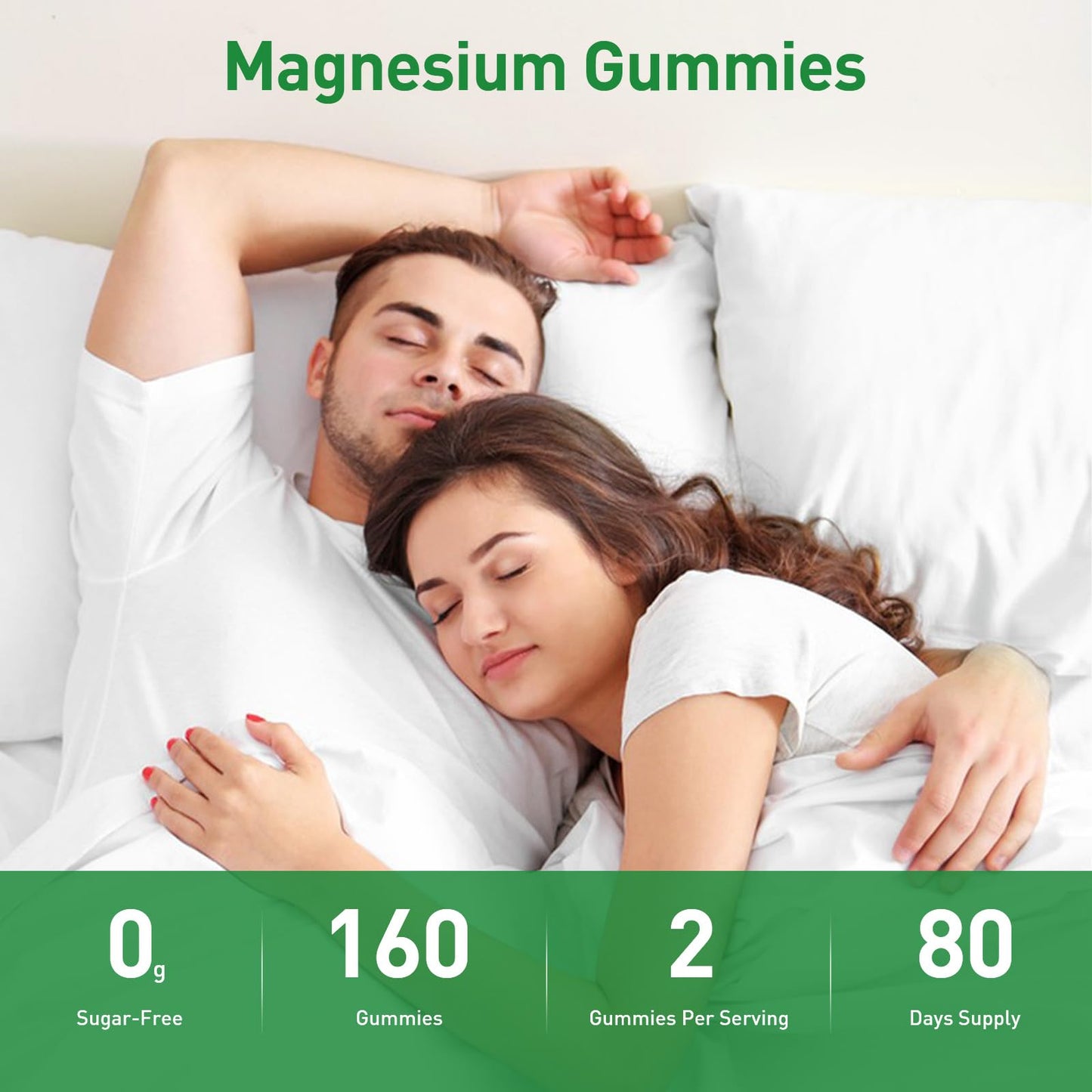 DUCRKACS Magnesium Glycinate Gummies, 160 Gummies