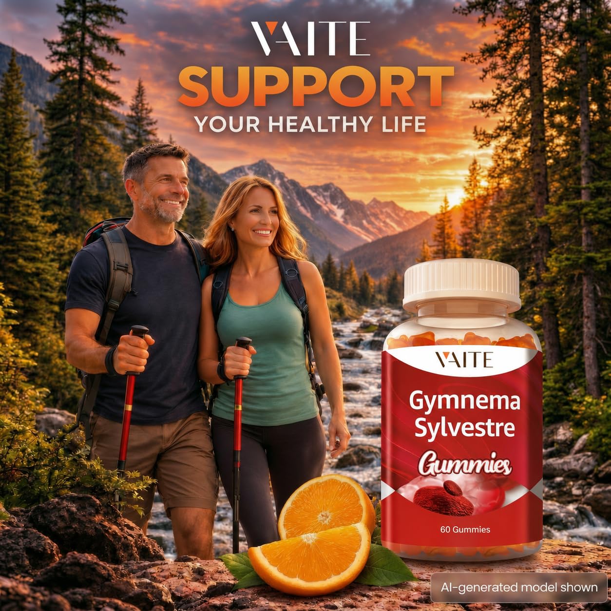 VAITE Gymnema Sylvestre Gummies, 60 Count