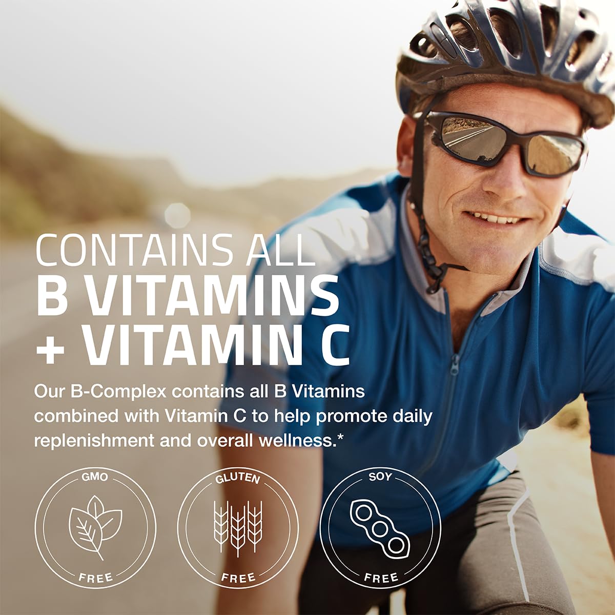 Bronson Vitamin B Complex with Vitamin C Capsule, 250 Capsules