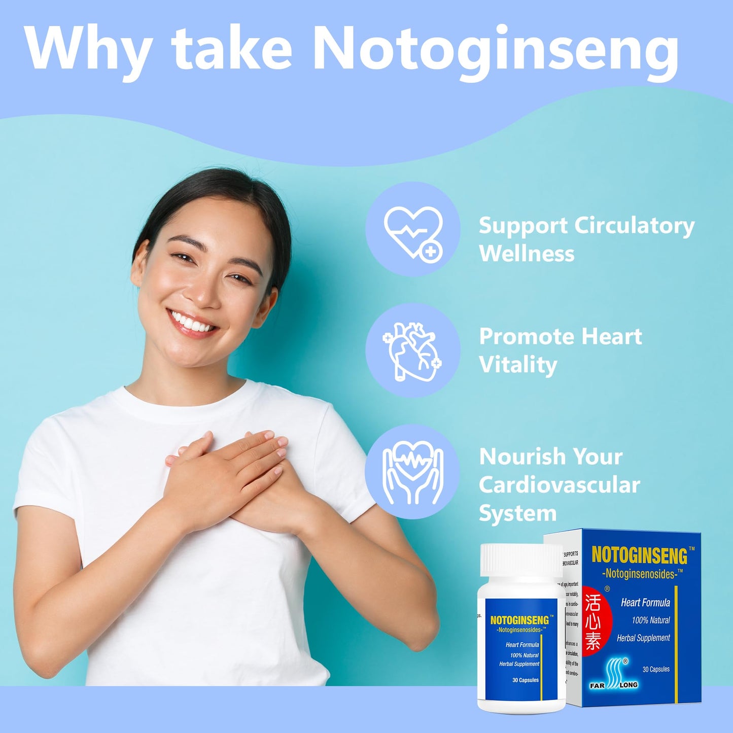 FAR LONG Notoginseng Capsule 30 Capsules