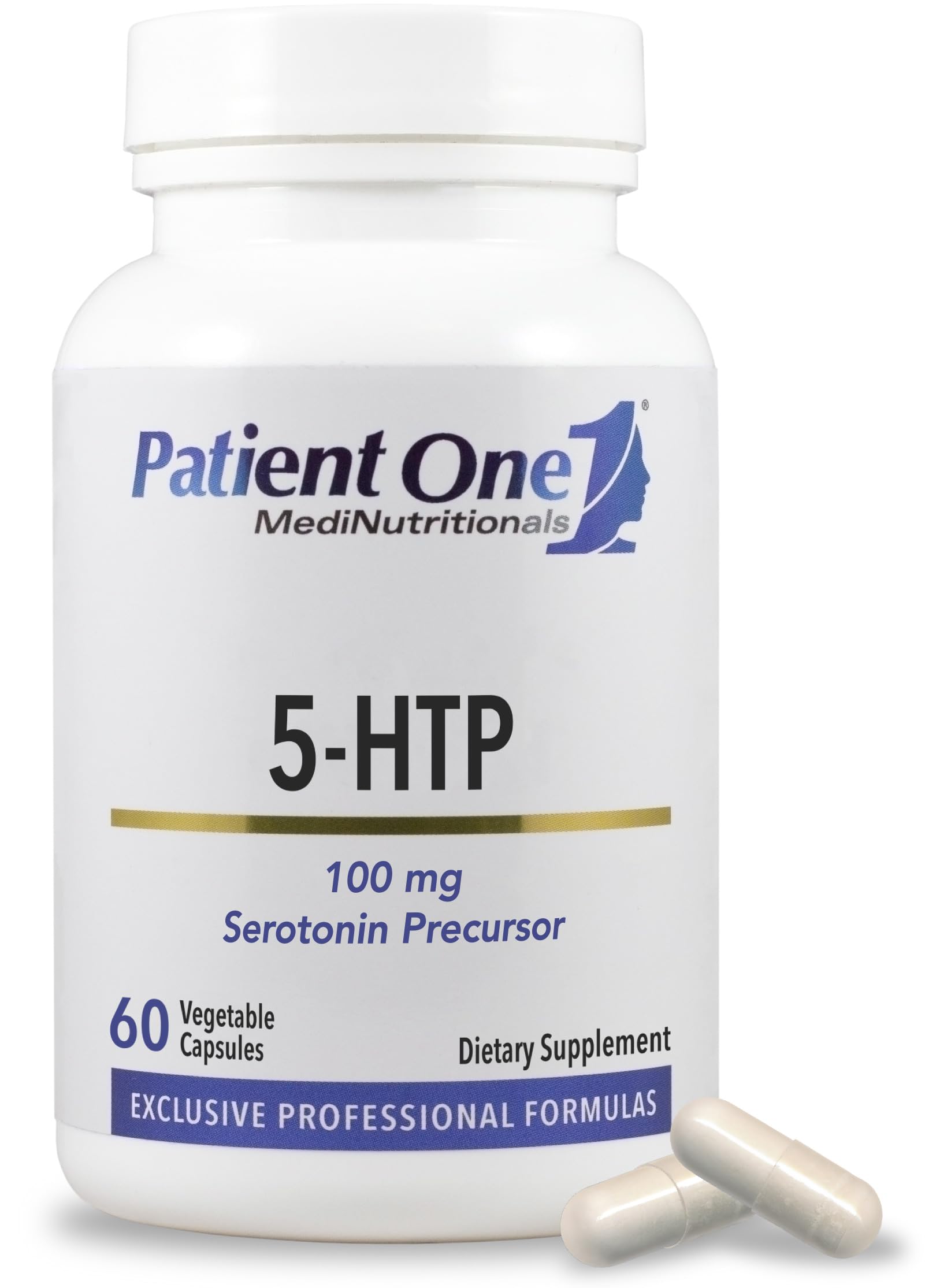 Patient One 5-HTP 100 mg, 60 Capsules