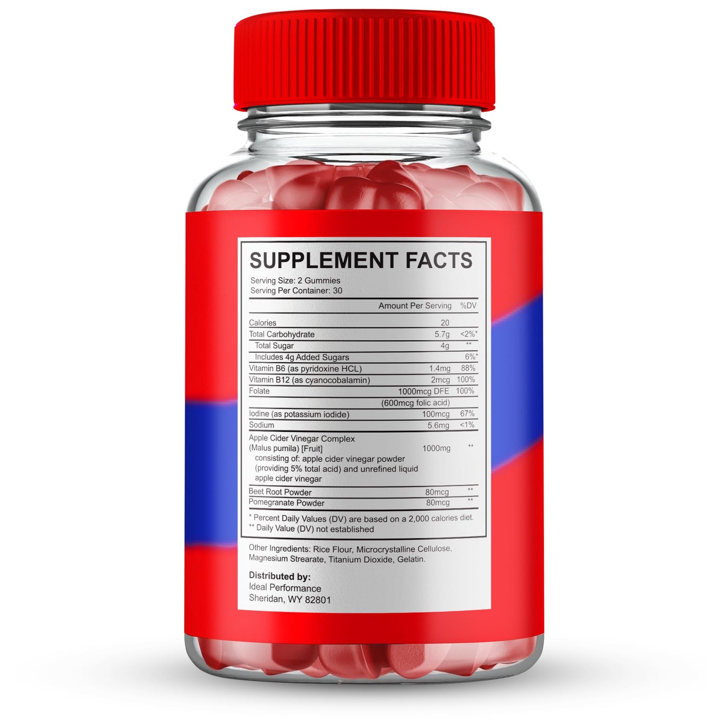 IDEAL PERFORMANCE GritWell Gummies, 120 Gummies
