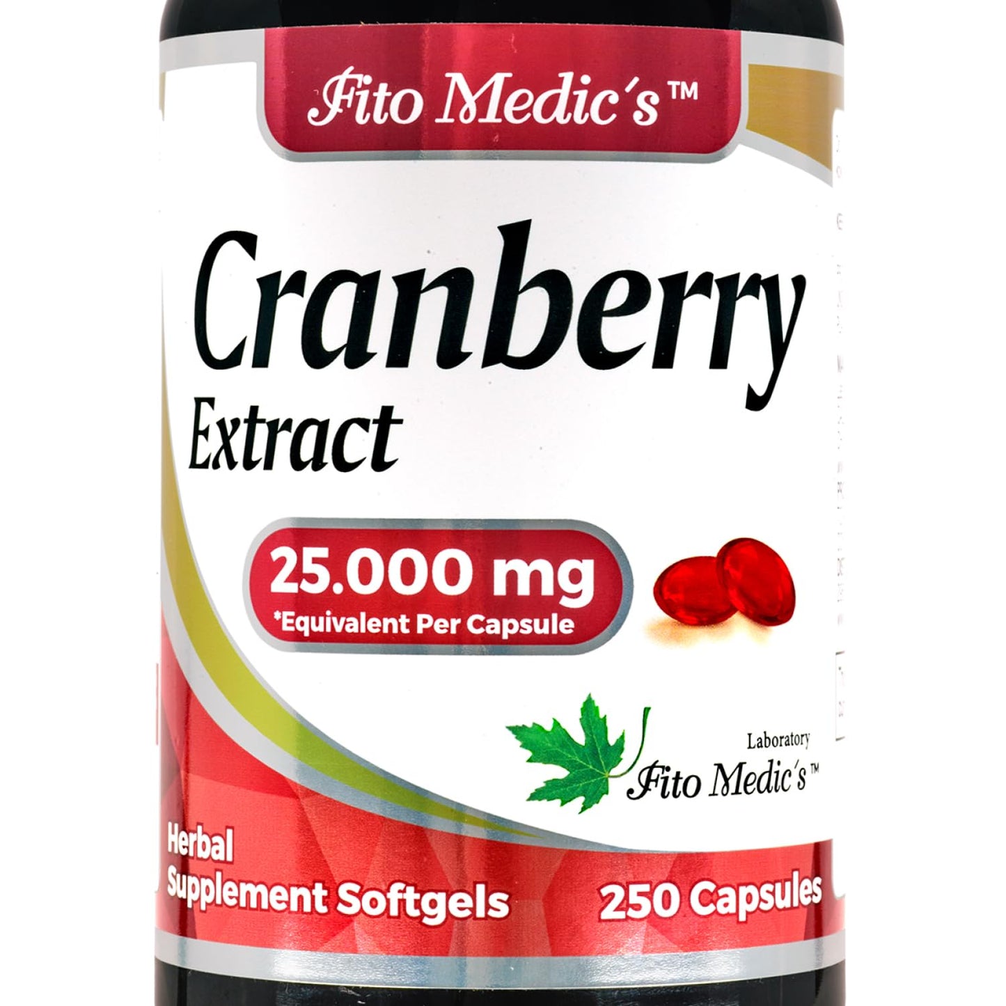 FITO MEDIC'S Lab Cranberry Supplement Softgel, 1 Count