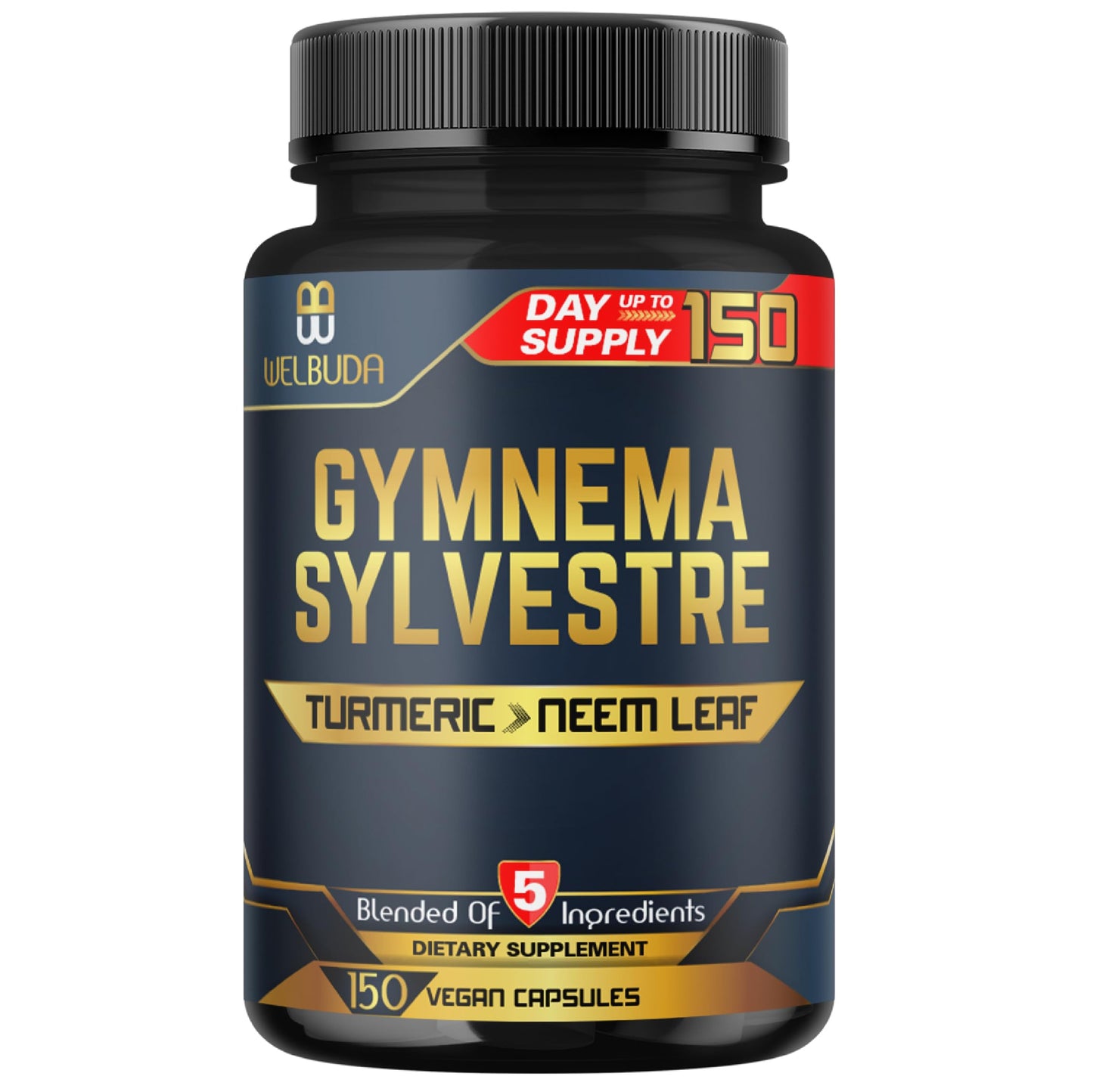 WELBUDA Gymnema Sylvestre Capsule 150 Count