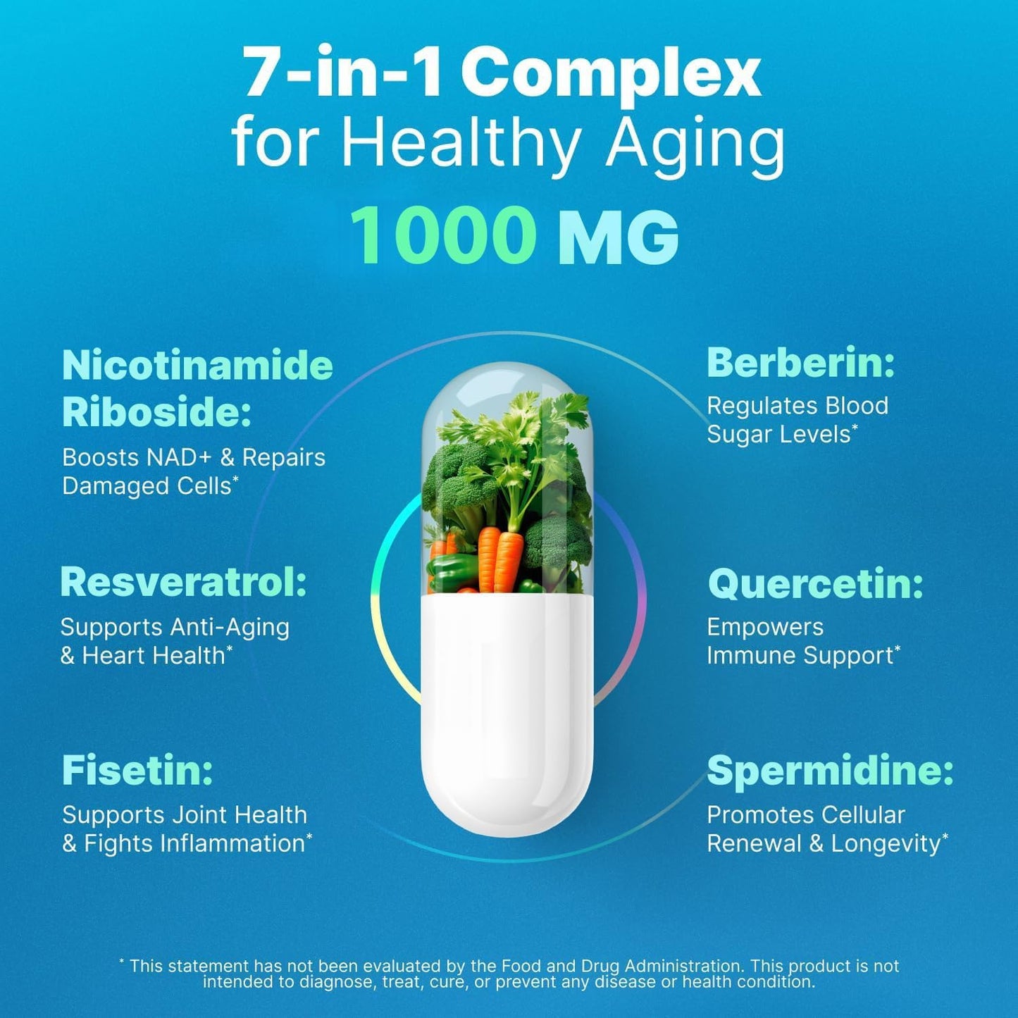 AdvantageNutra Liposomal Nicotinamide Riboside NR Supplement with Resveratrol NAD, 60 Capsules
