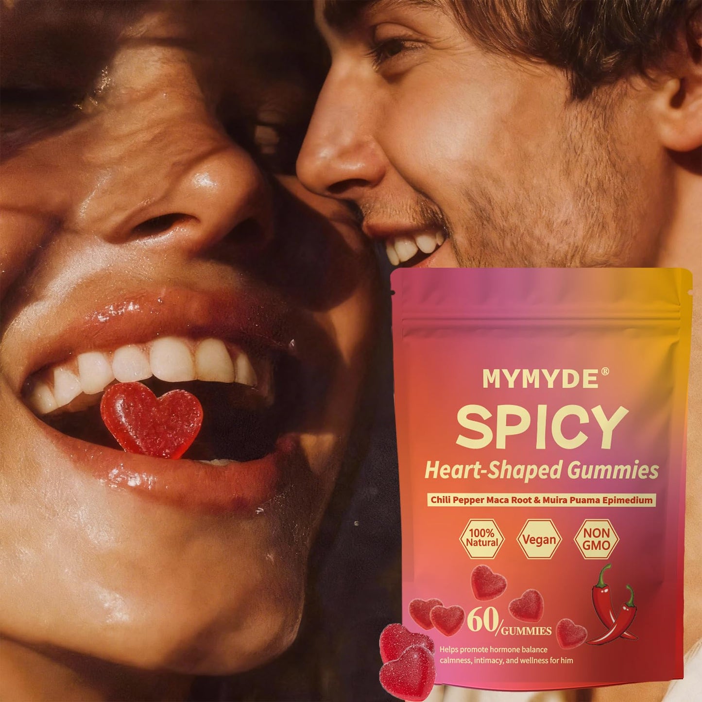 MYMYDE Spicy Square Gummy, 1 Count