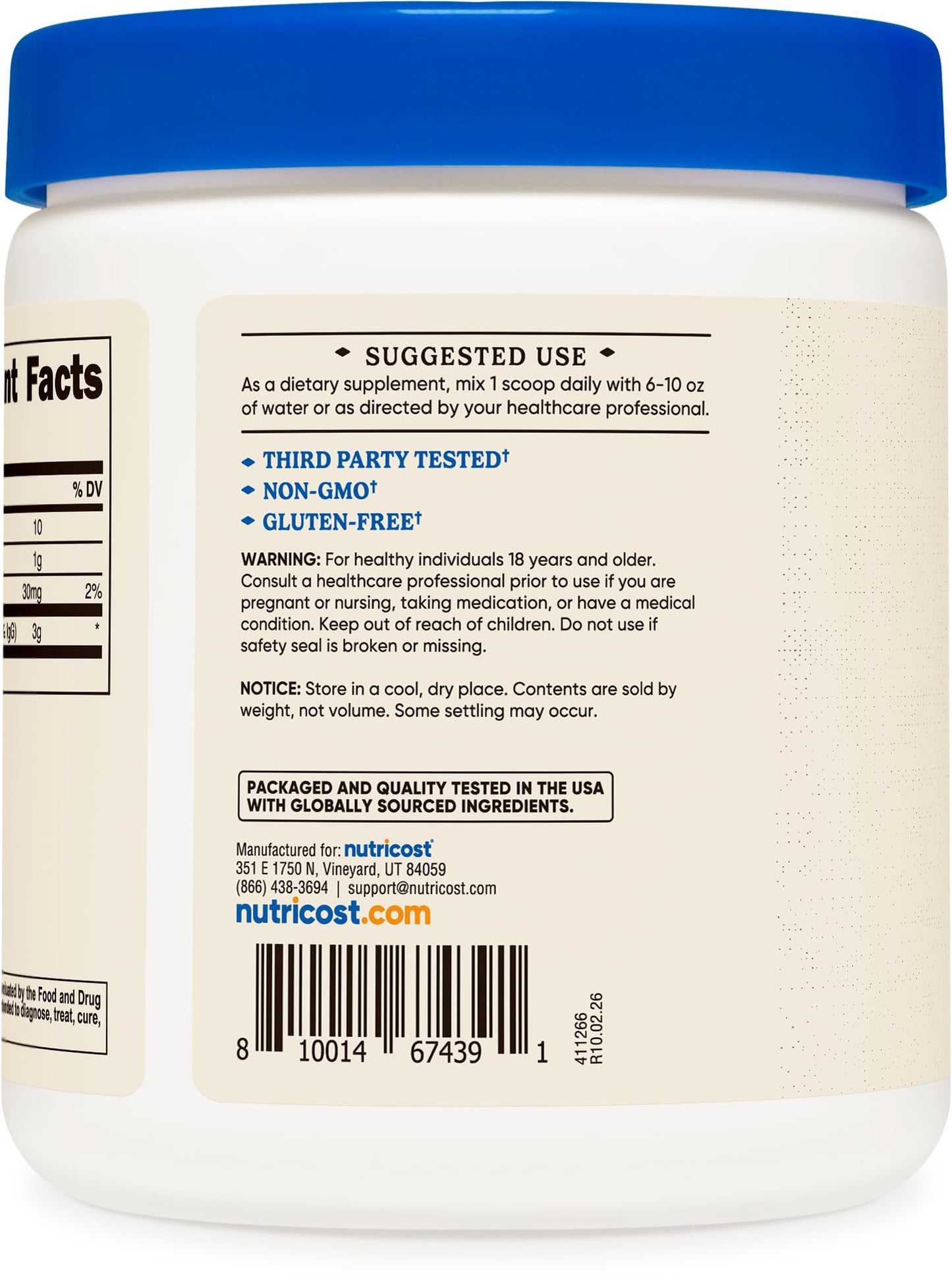 Nutricost Colostrum Powder 8.1 oz