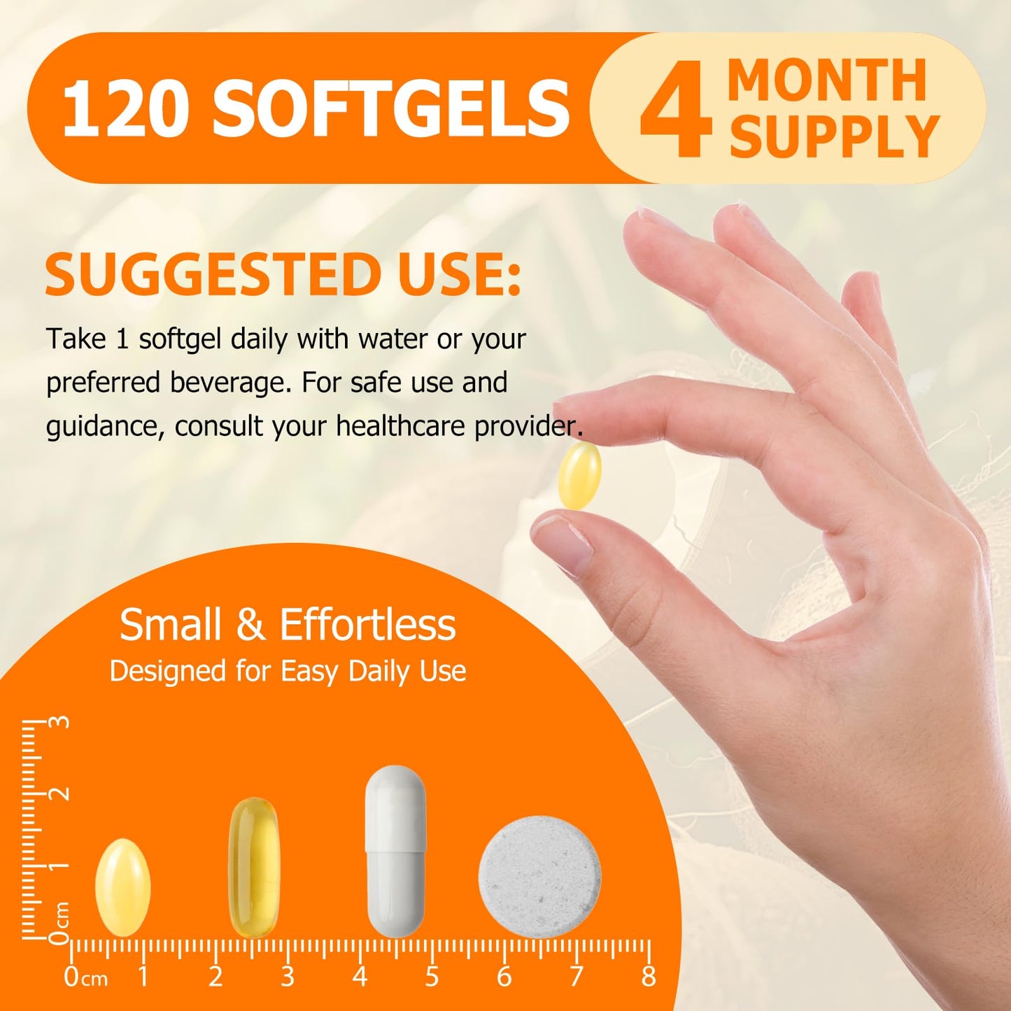 Liefiet Vitamin D3 K2 10000 IU Capsule, 1 Count