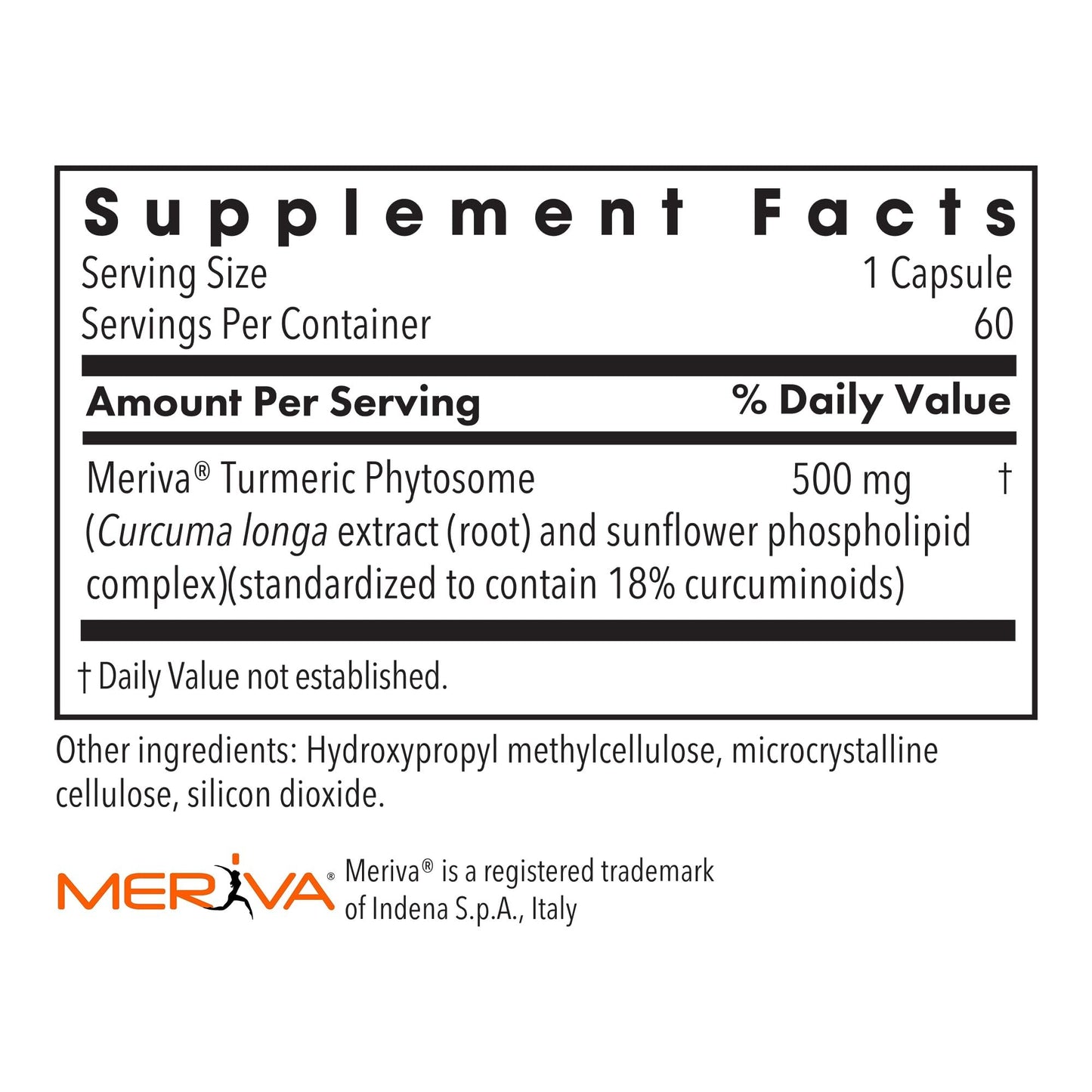 Allergy Research Group Bioavailable Curcumin Supplement 60 Capsules