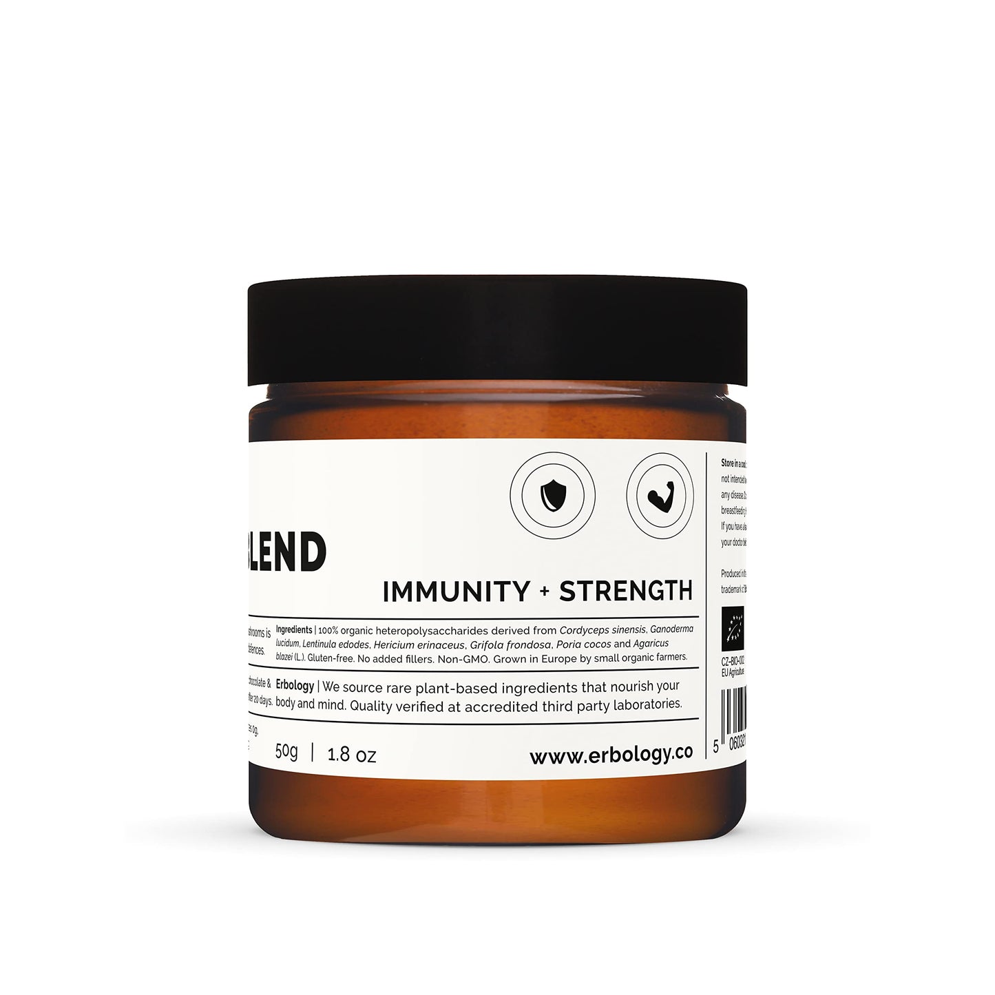 Erbology Organic Immunity Mushroom Complex Powder 1.8 Ounce
