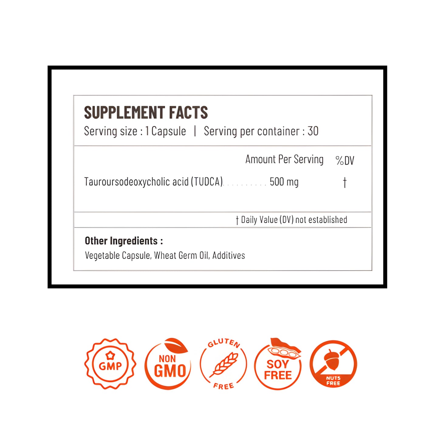 Onpharno TUDCA Supplement Capsules, 30 Count
