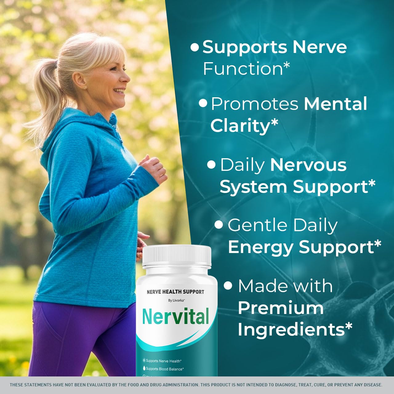 LIVORKA Nervital Capsules 300 Capsules