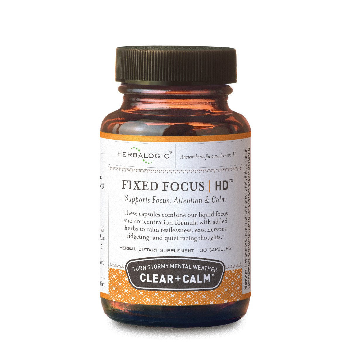 Herbalogic Fixed Focus HD Herb Capsules 30 Count