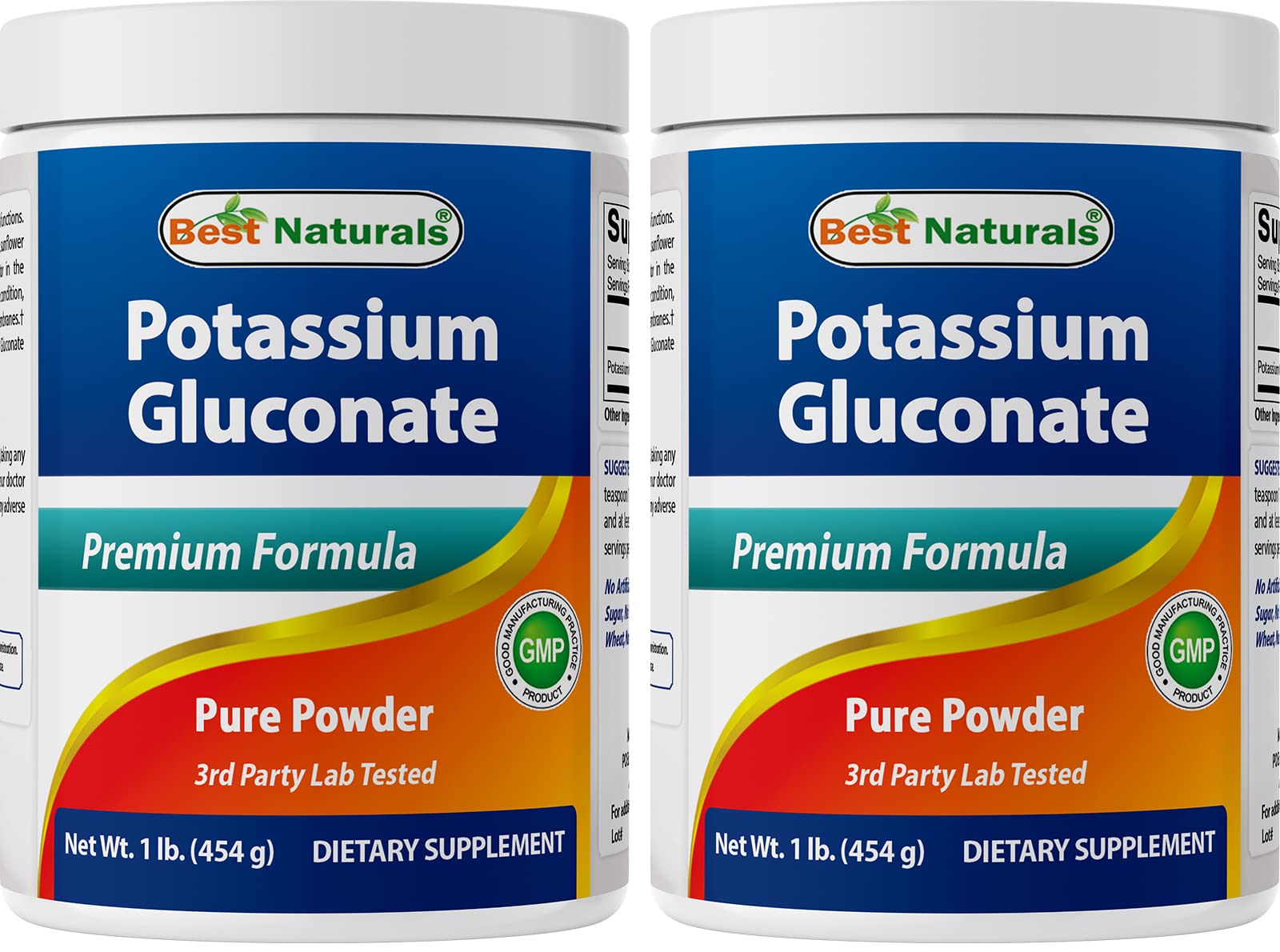 Best Naturals Potassium Gluconate Powder 16 oz