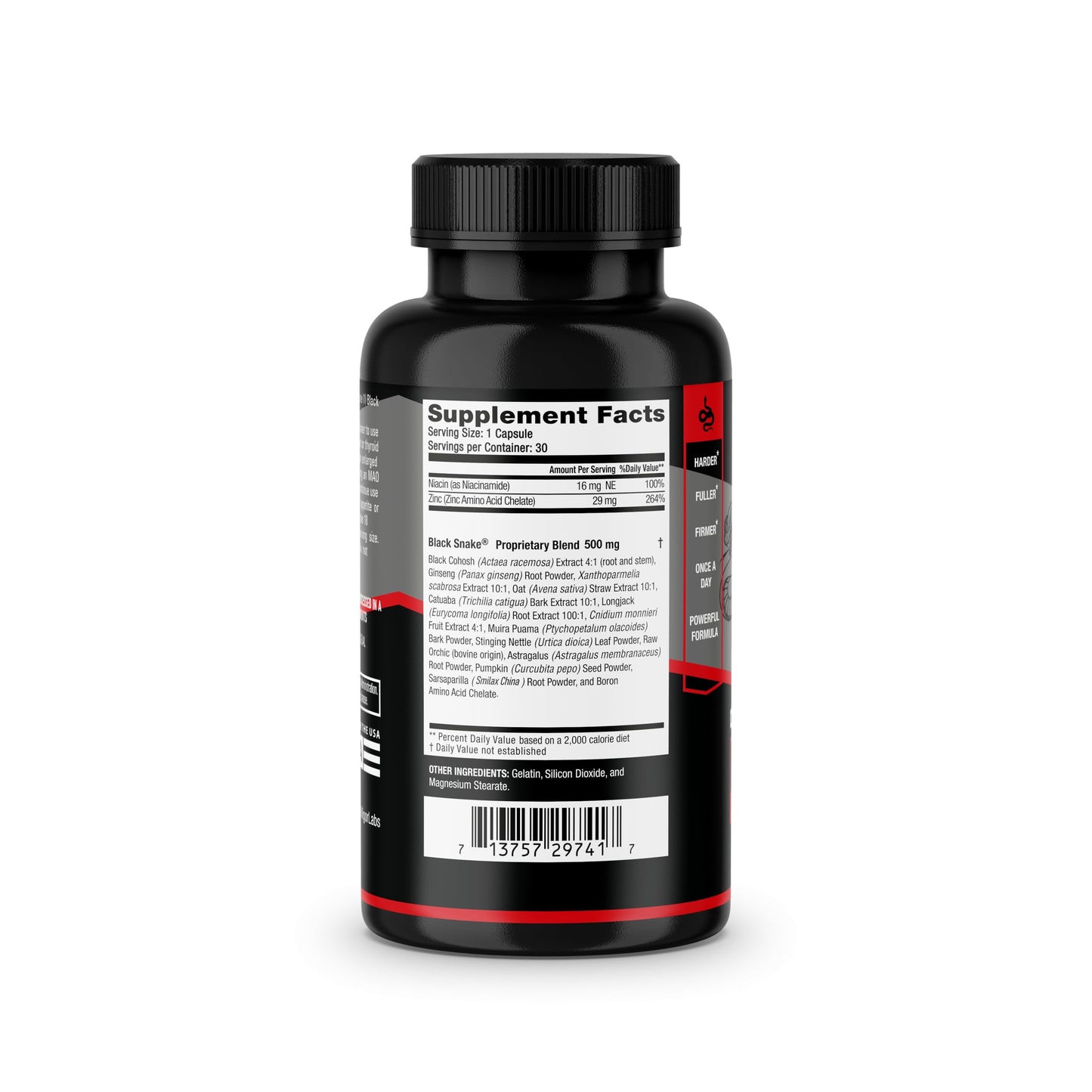 Vigor Labs Black Snake Male Enhancement Capsules, 30 Capsules
