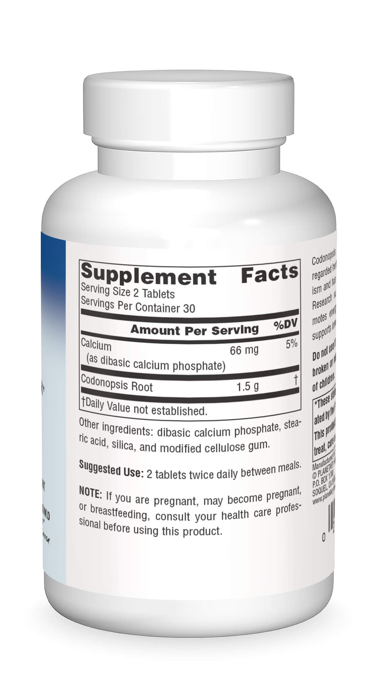 Planetary Herbals Codonopsis Tablets 60 Count
