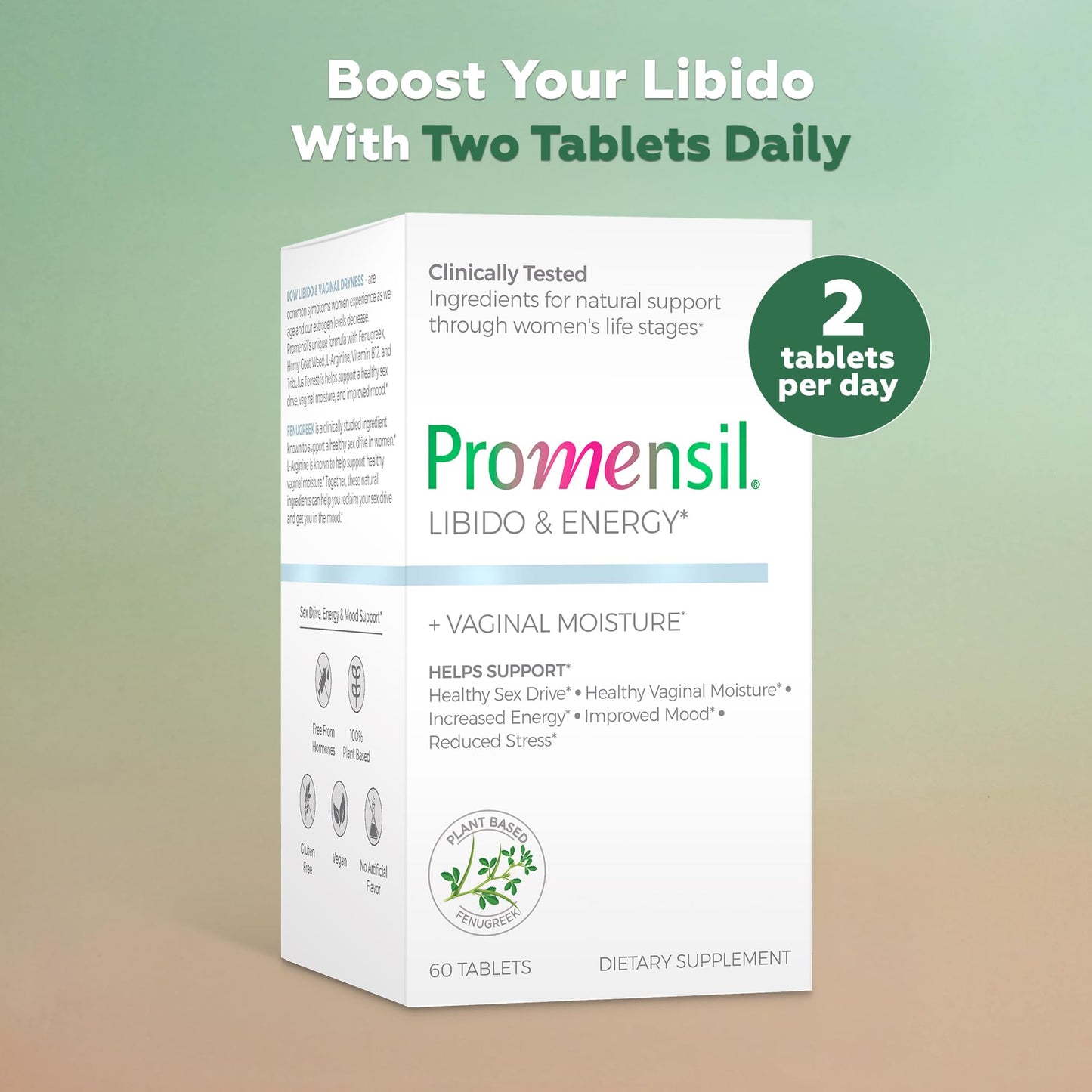 Promensil Libido & Energy Booster for Women Tablet 60 Count