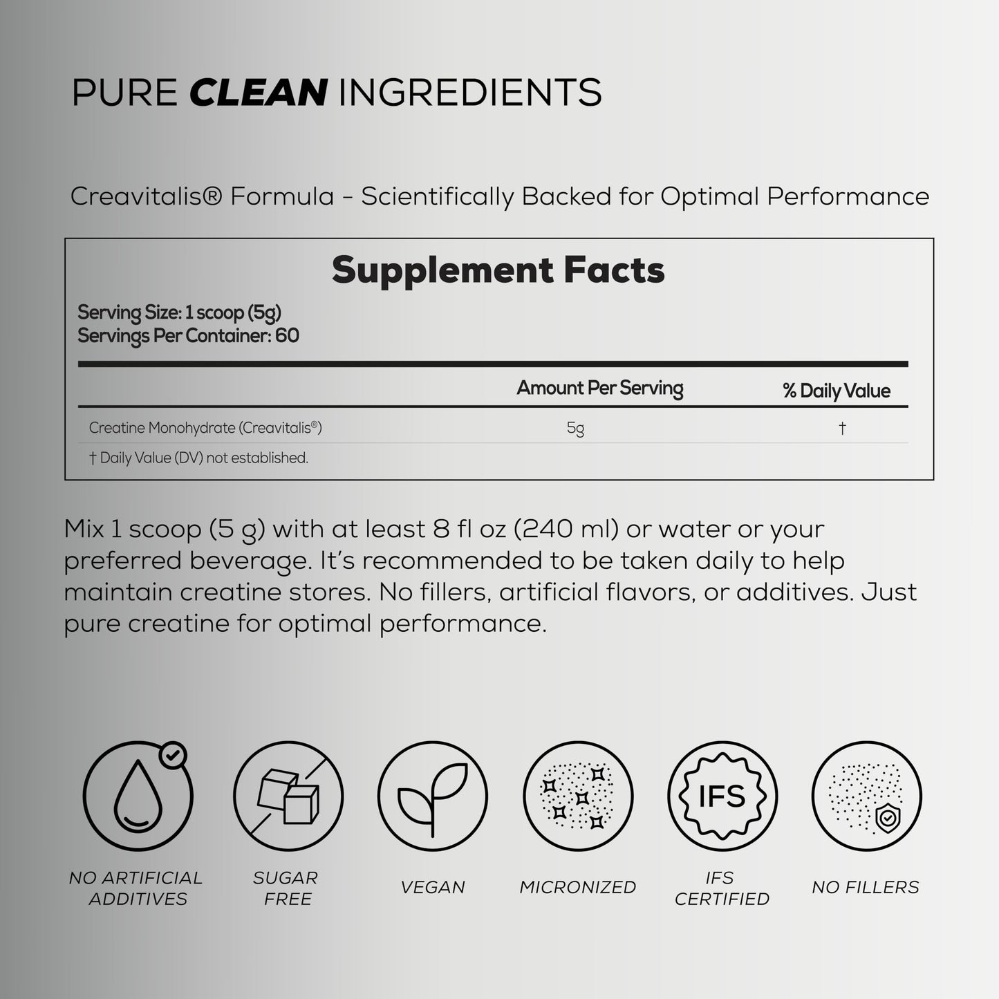 PURE TRIBE PureCreatine Micronized Creatine Monohydrate Powder 10.6 Ounce