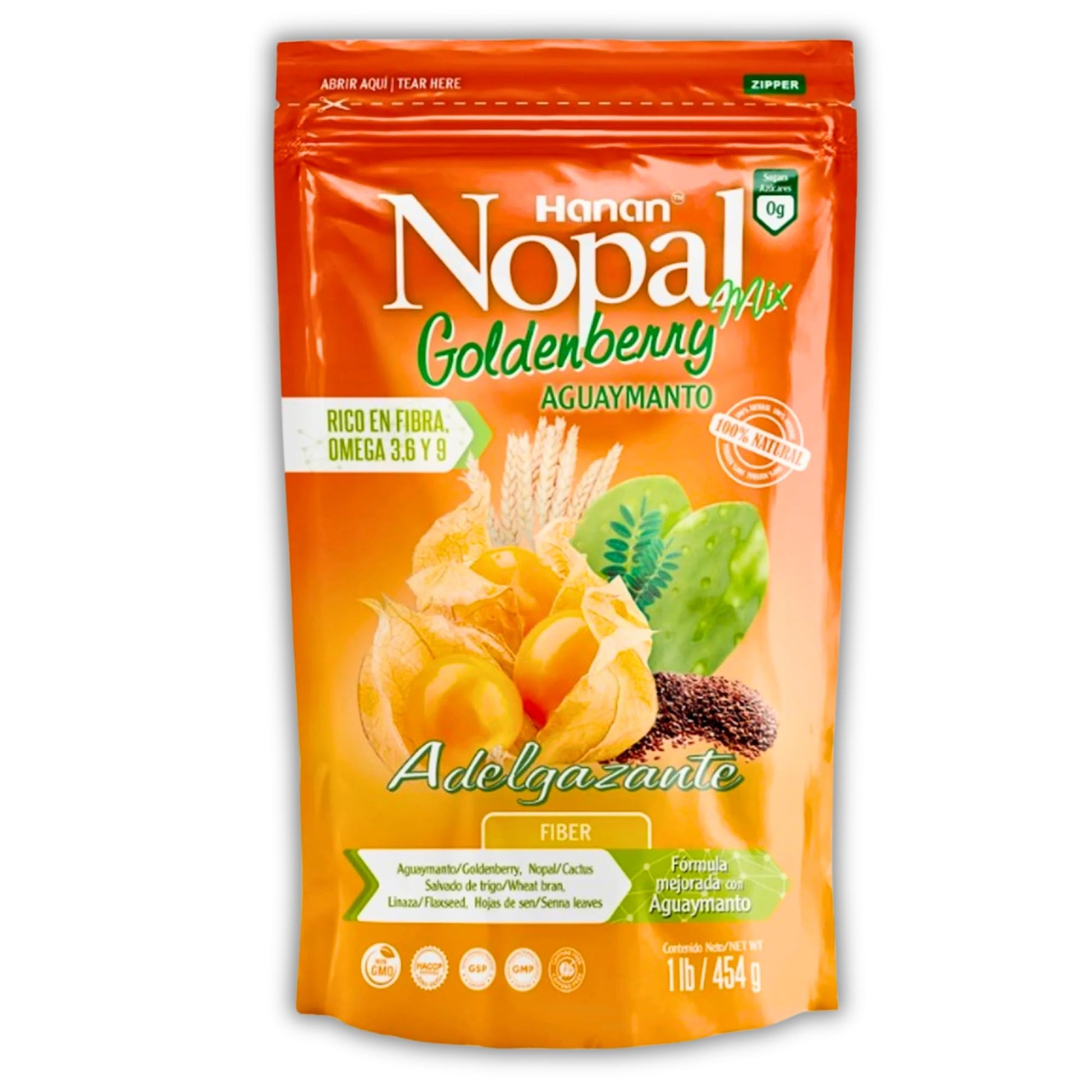 Hanan Nopal Mix Aguaymanto Powder, 16 oz