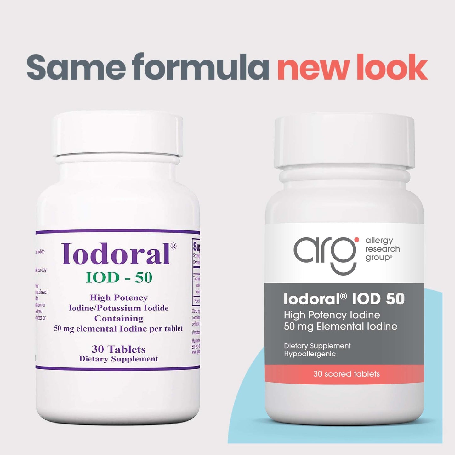 Optimox Iodoral 50 mg Potassium Iodide Tablets, 30 Count