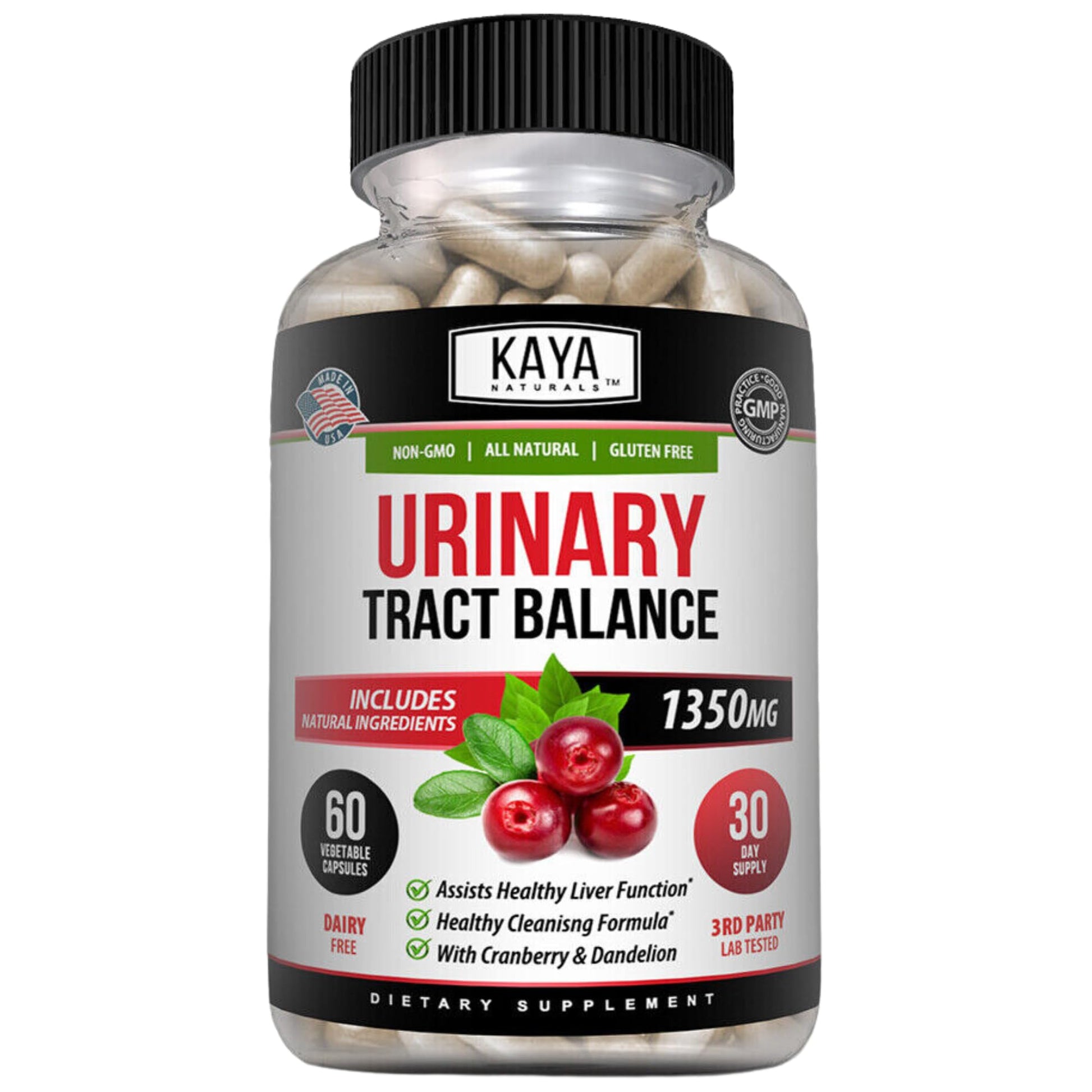 Kaya Naturals D-Mannose Capsules, 60 Count