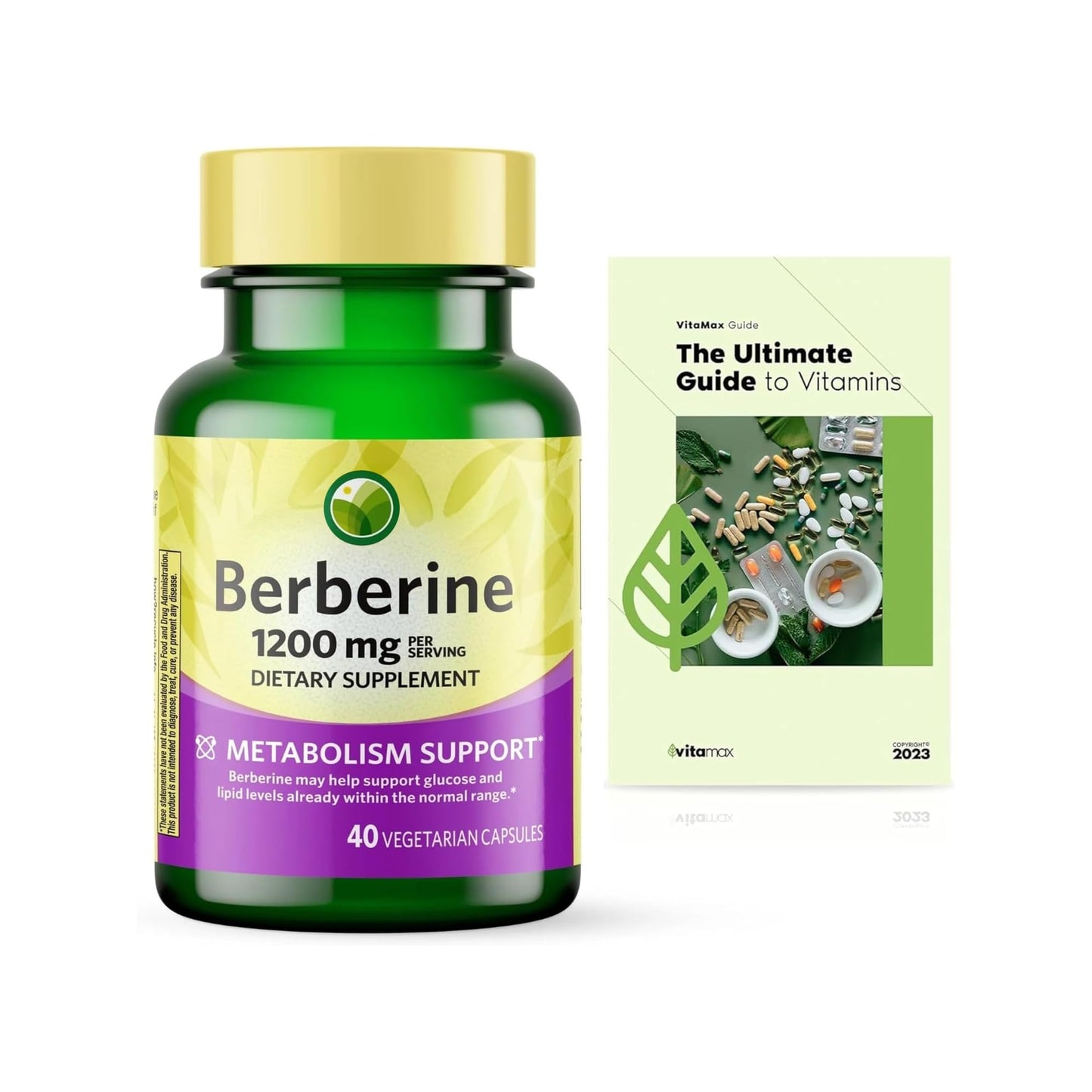 Generic Berberine 1200 mg Capsule, 40 Count