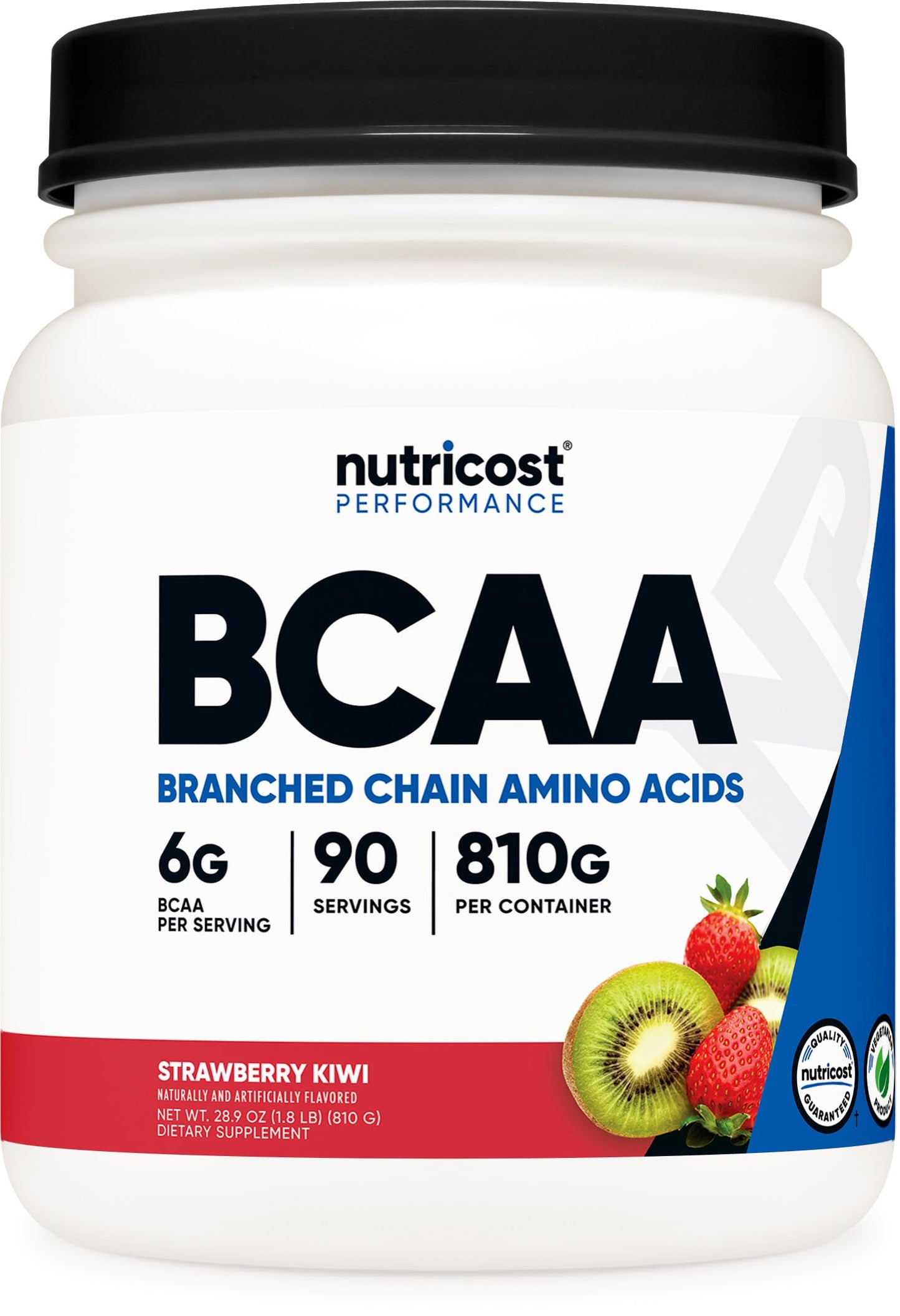 Nutricost BCAA Powder Strawberry Kiwi 27.2 oz