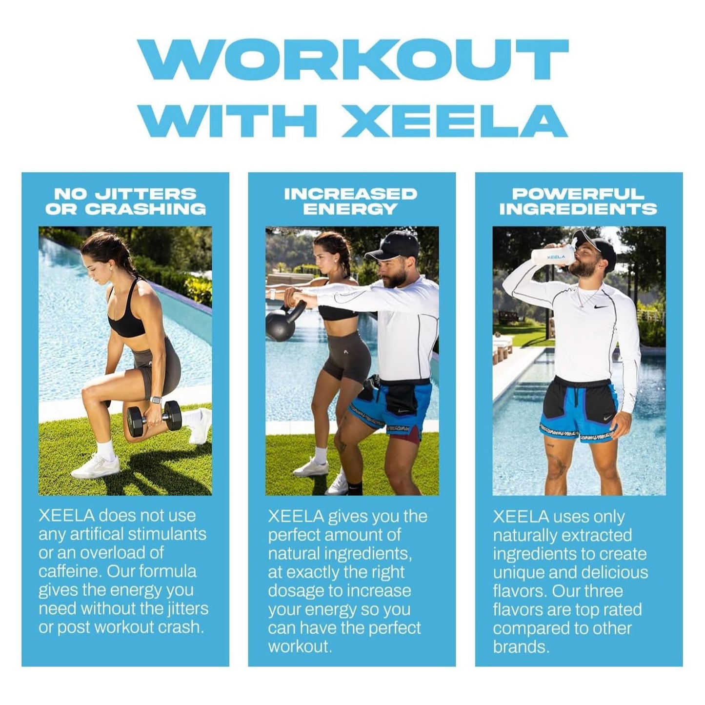 XEELA Pre Workout Powder 7.84 Ounce