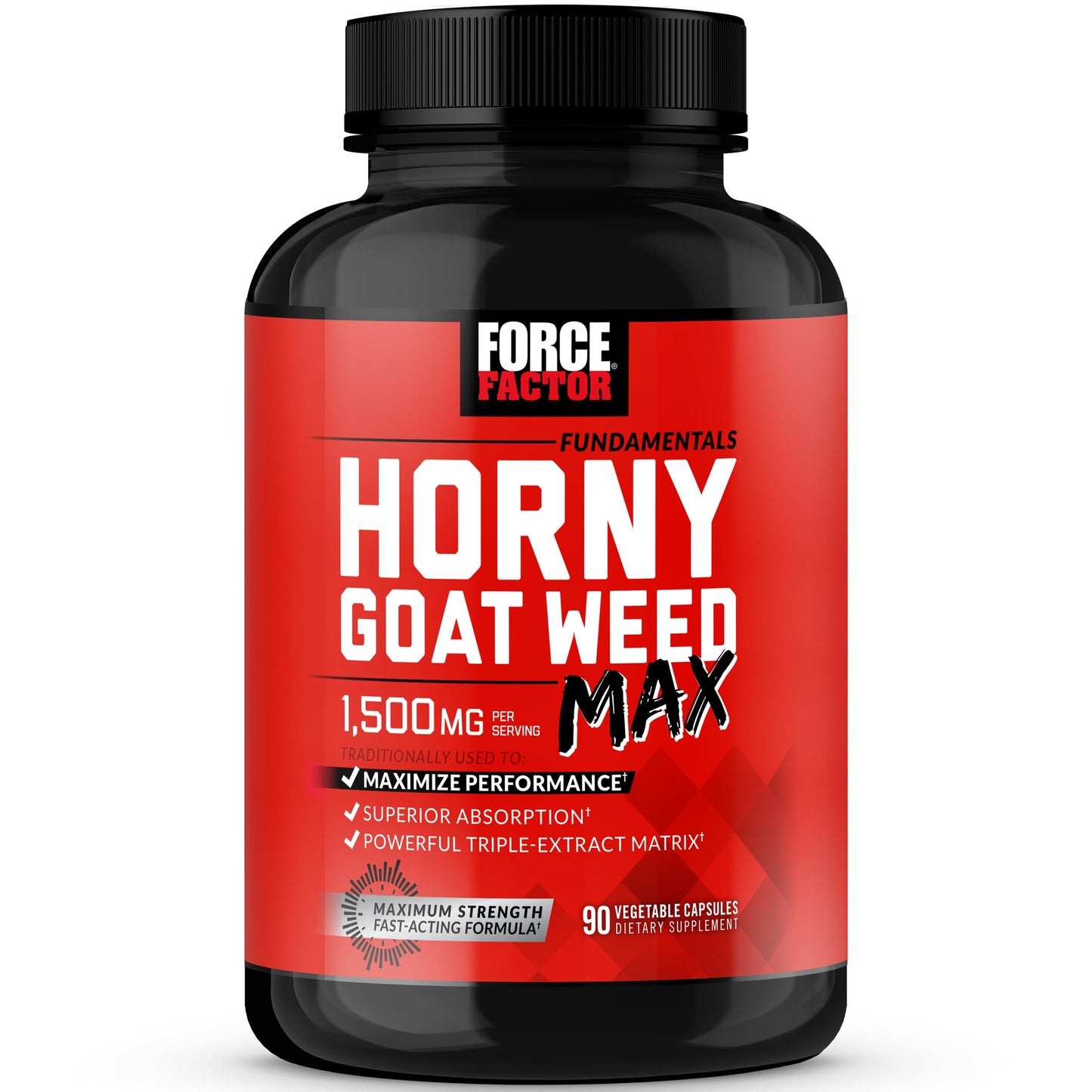 Force Factor Horny Goat Weed Max Capsule 90 Count