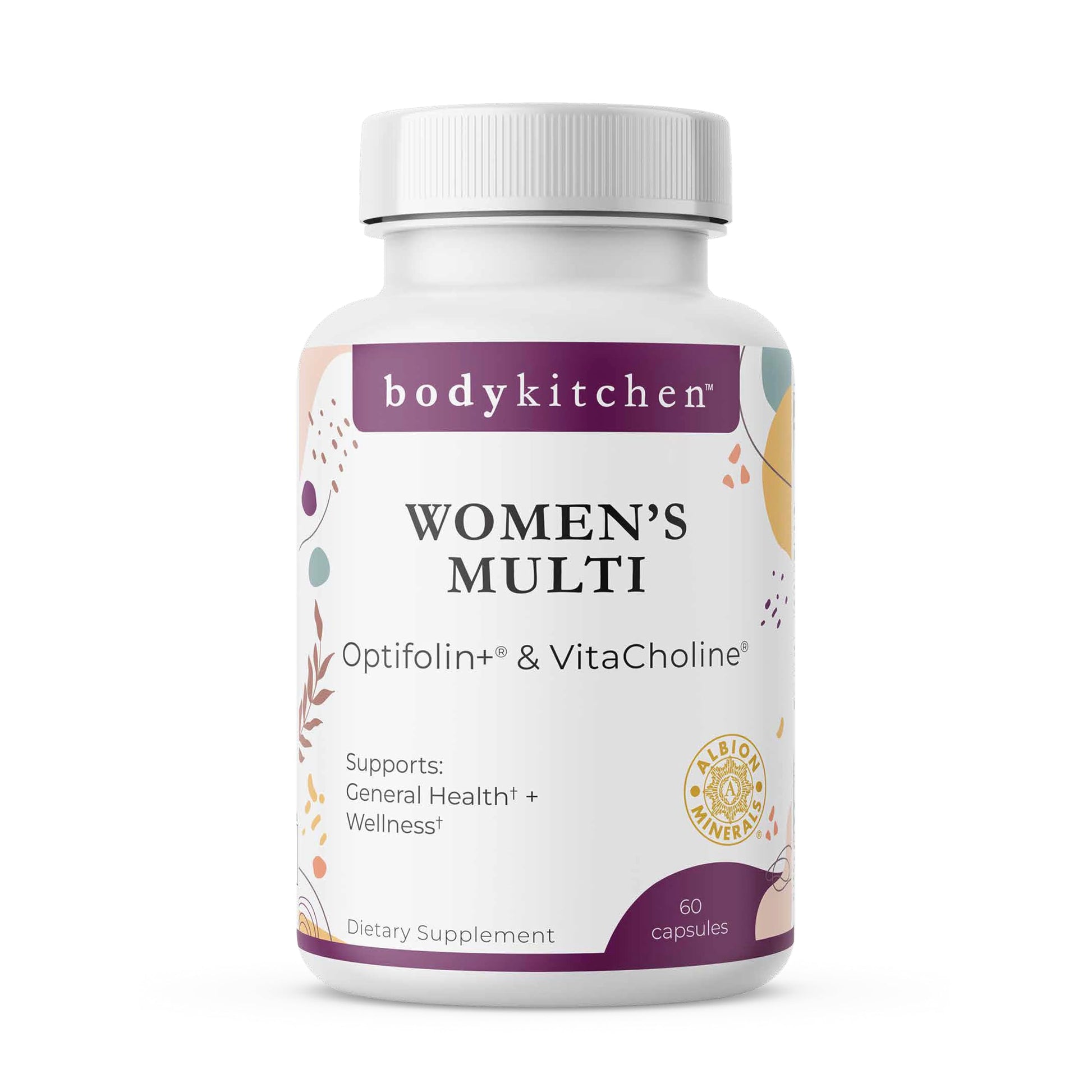 Body Kitchen Women's Multivitamin with Optifolin+ & VitaCholine Supplement 1 Capsule