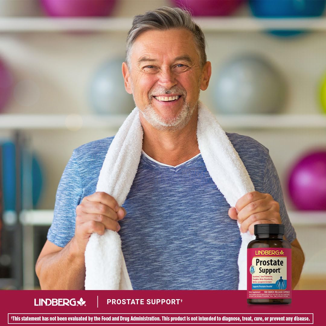 Lindberg Prostate Supplement for Men Capsule, 180 Capsules
