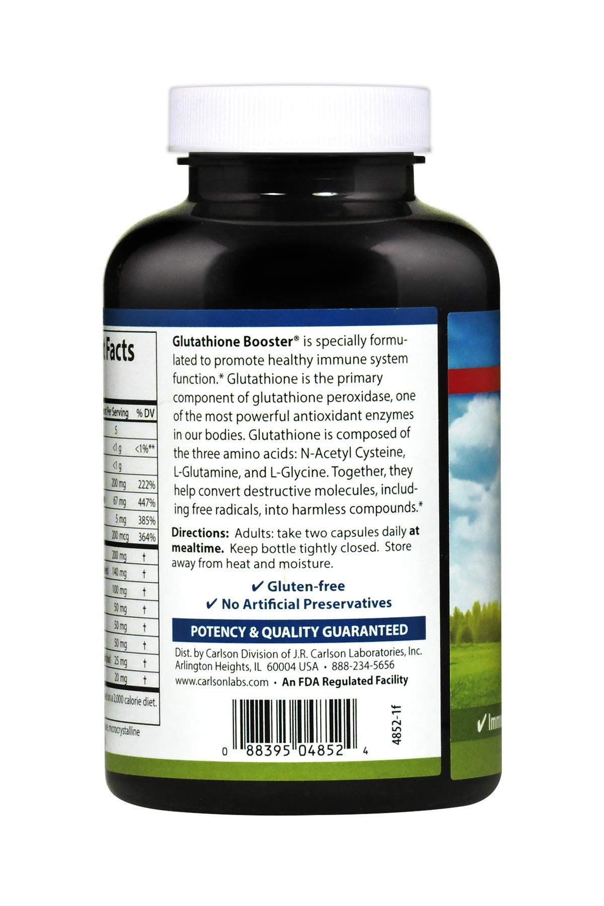 Carlson Glutathione Booster 180 Capsules