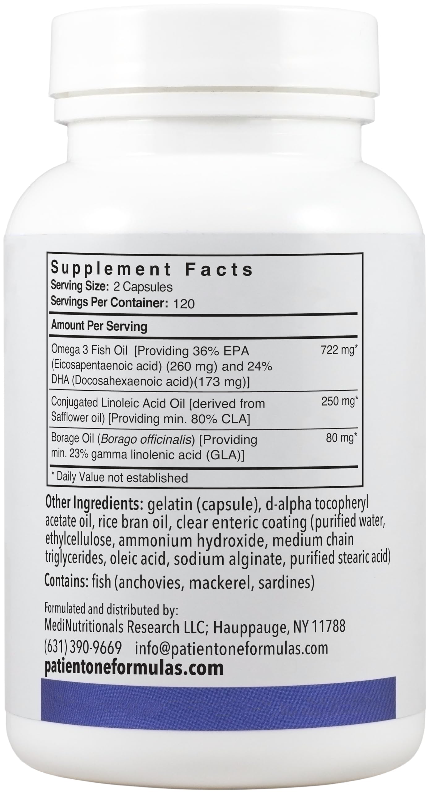 Patient One Metabolic Care Capsule, 240 Capsules