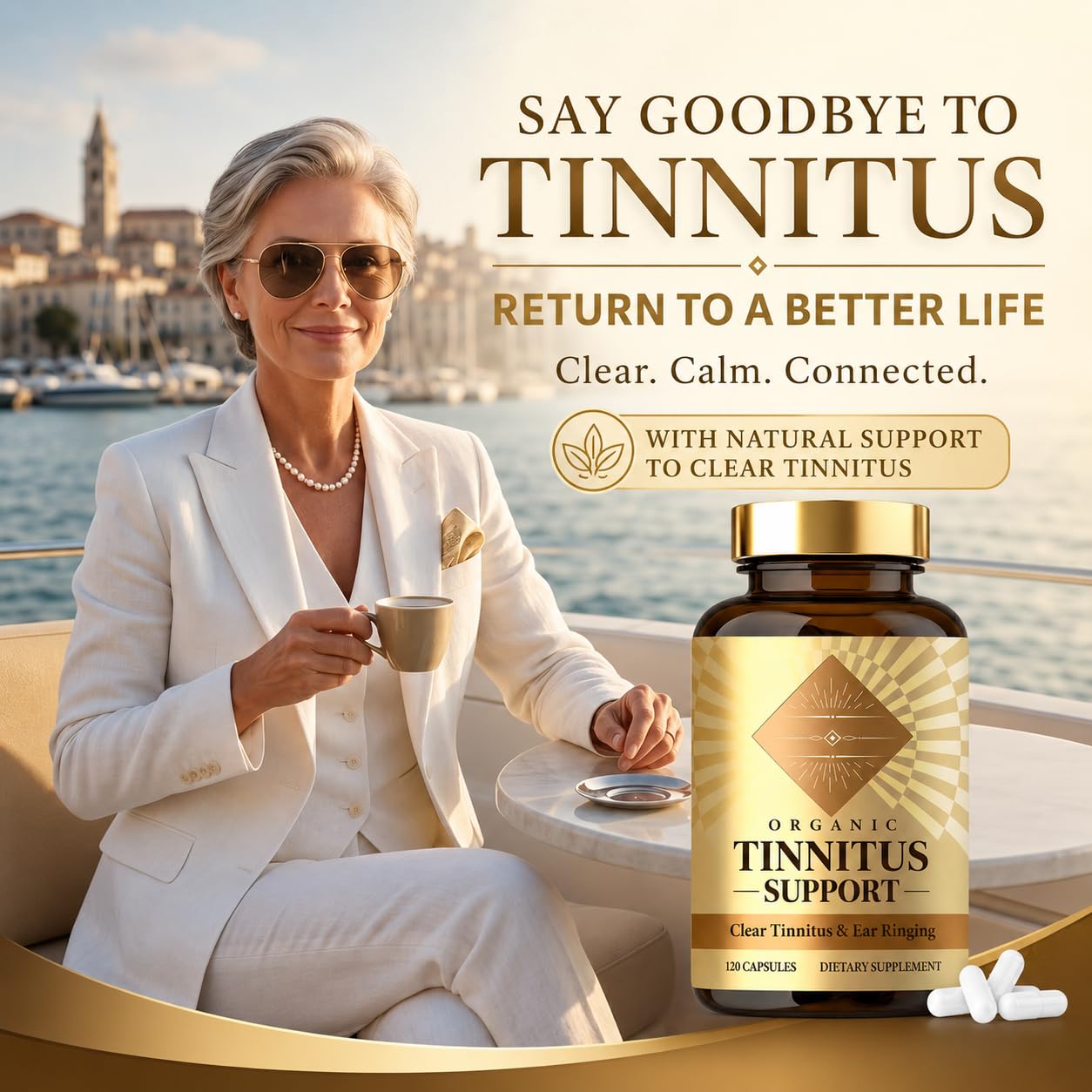 QDXHAYC Tinnitus Relief for Ringing Ears Capsule 360 Count