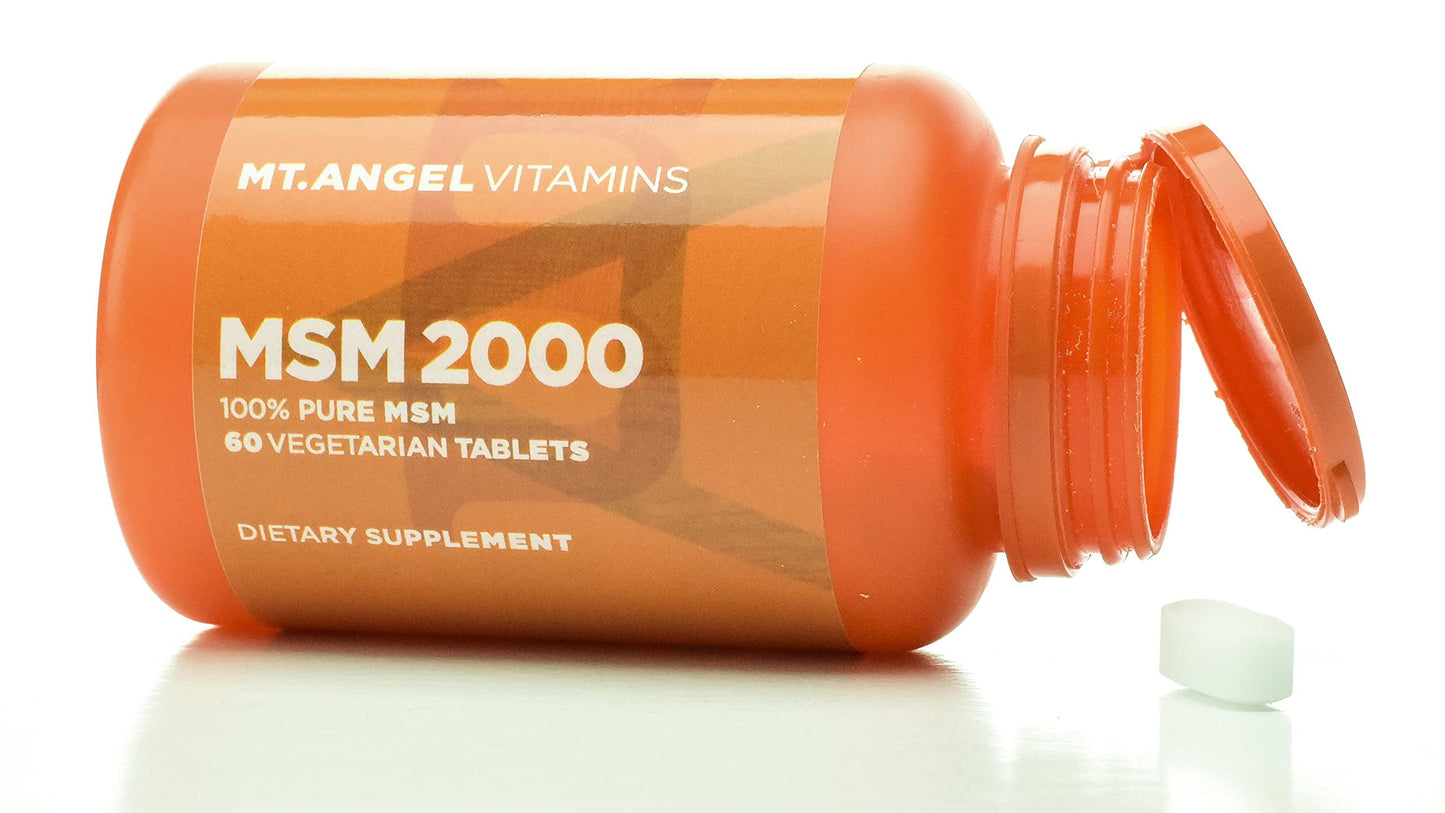 Mt. Angel Vitamins MSM 2000 Capsule, 60 Count