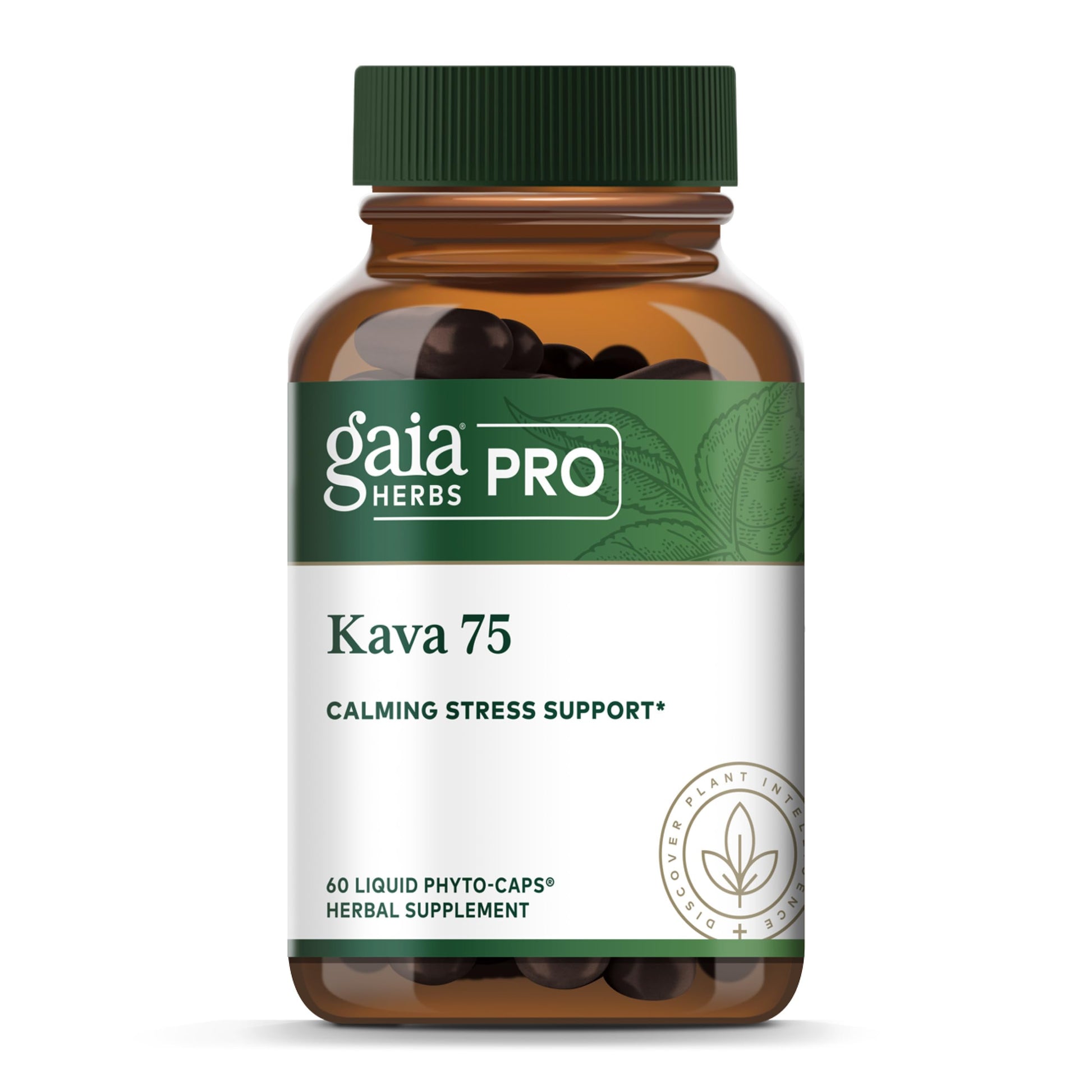 Gaia Herbs PRO Kava 75 Capsules 60 Count