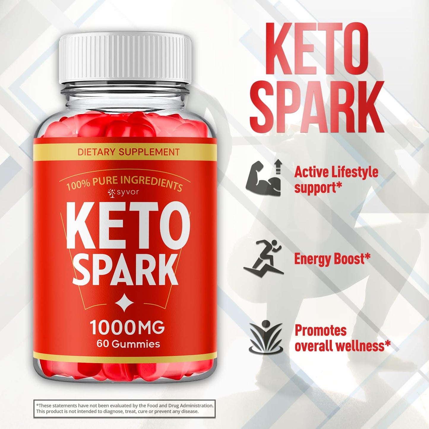 Syvor Keto Spark Gummies 180 Gummies