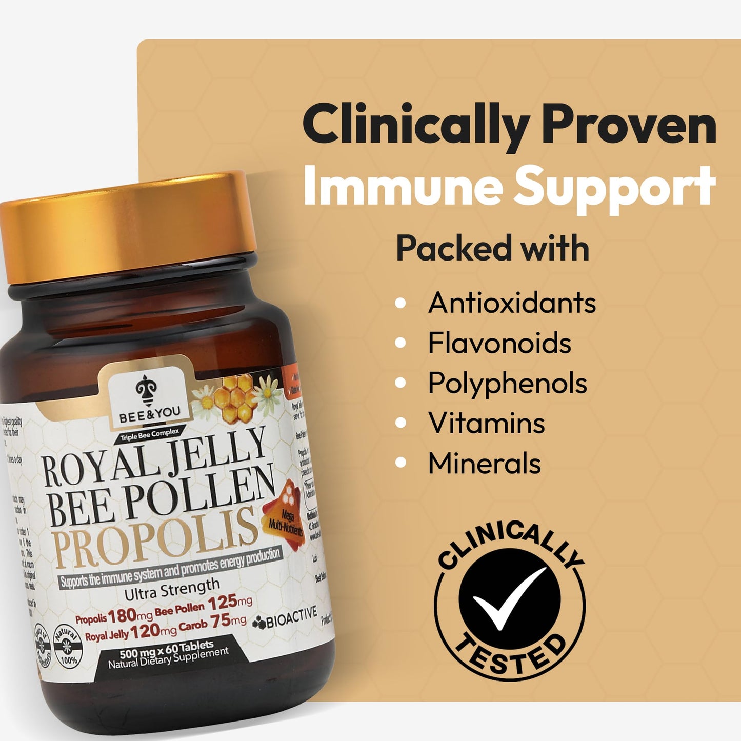BEE & YOU Royal Jelly Tablet 60 Tablets