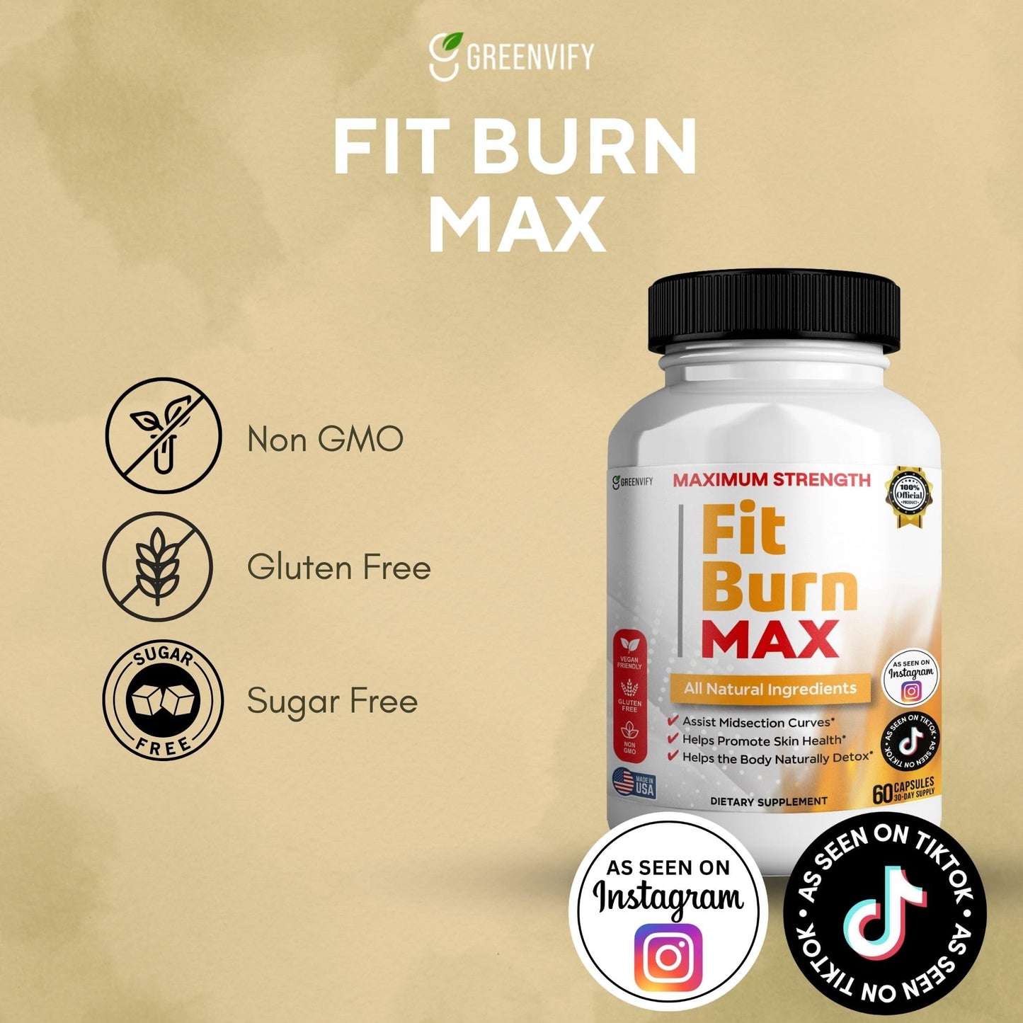 GREENVIFY Fit Burn Max Capsule 60 Capsules