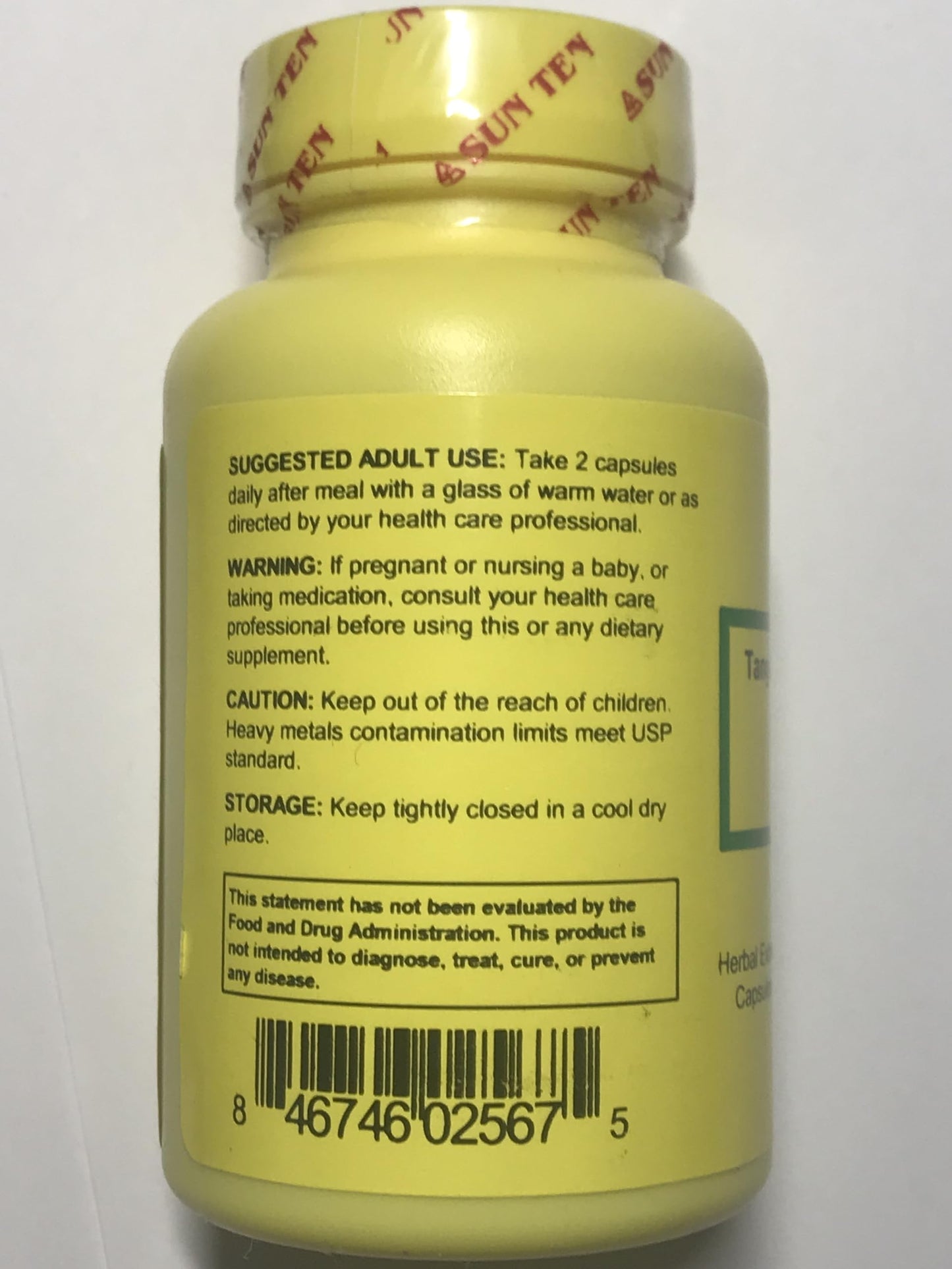 Sun Ten Tang-Kuei and Bupleurum Formula Xiao Yao San Capsules 100