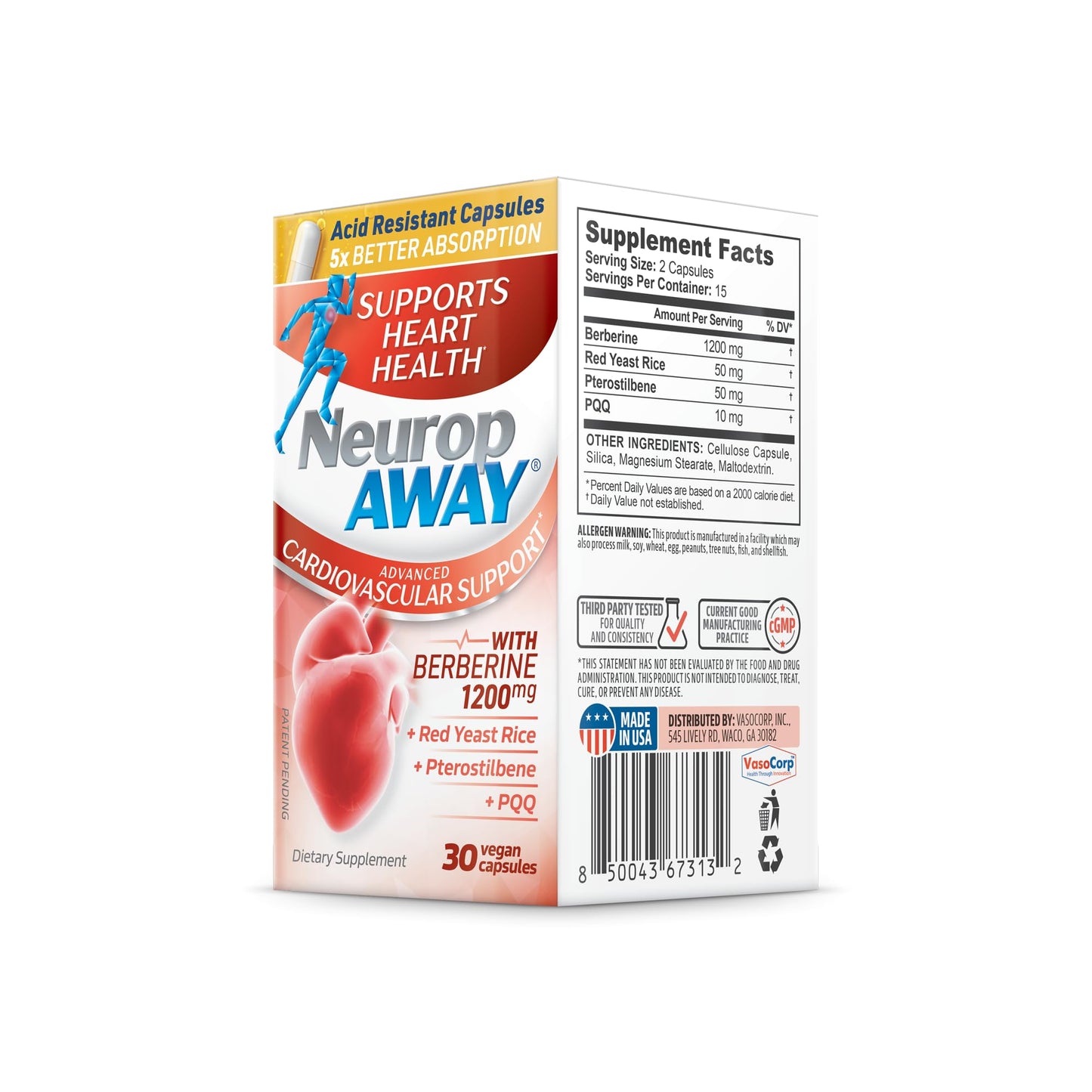 NeuropAWAY Cardiovascular Support Capsule 30 Count