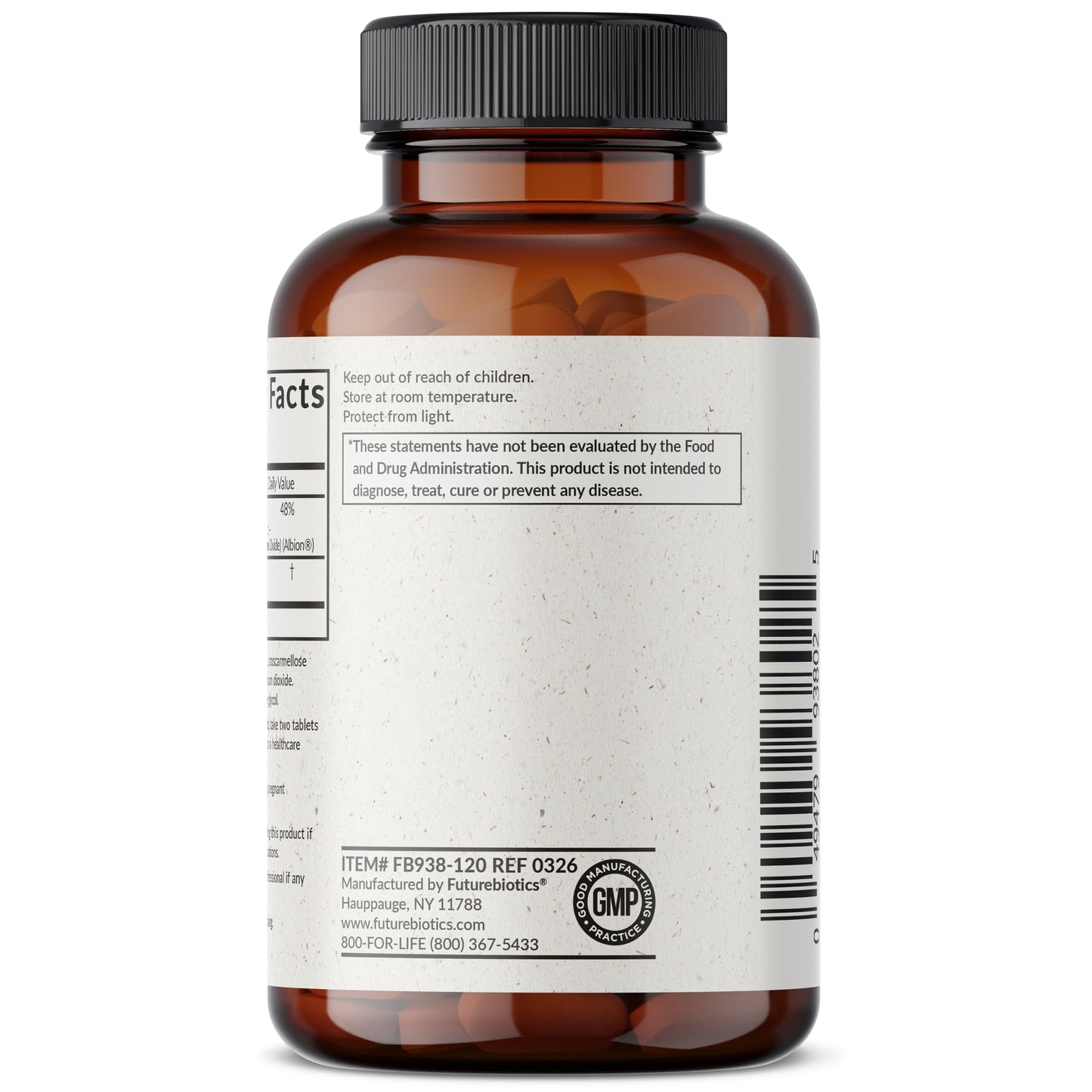 Futurebiotics Magnesium Glycinate + Ashwagandha Tablets, 120