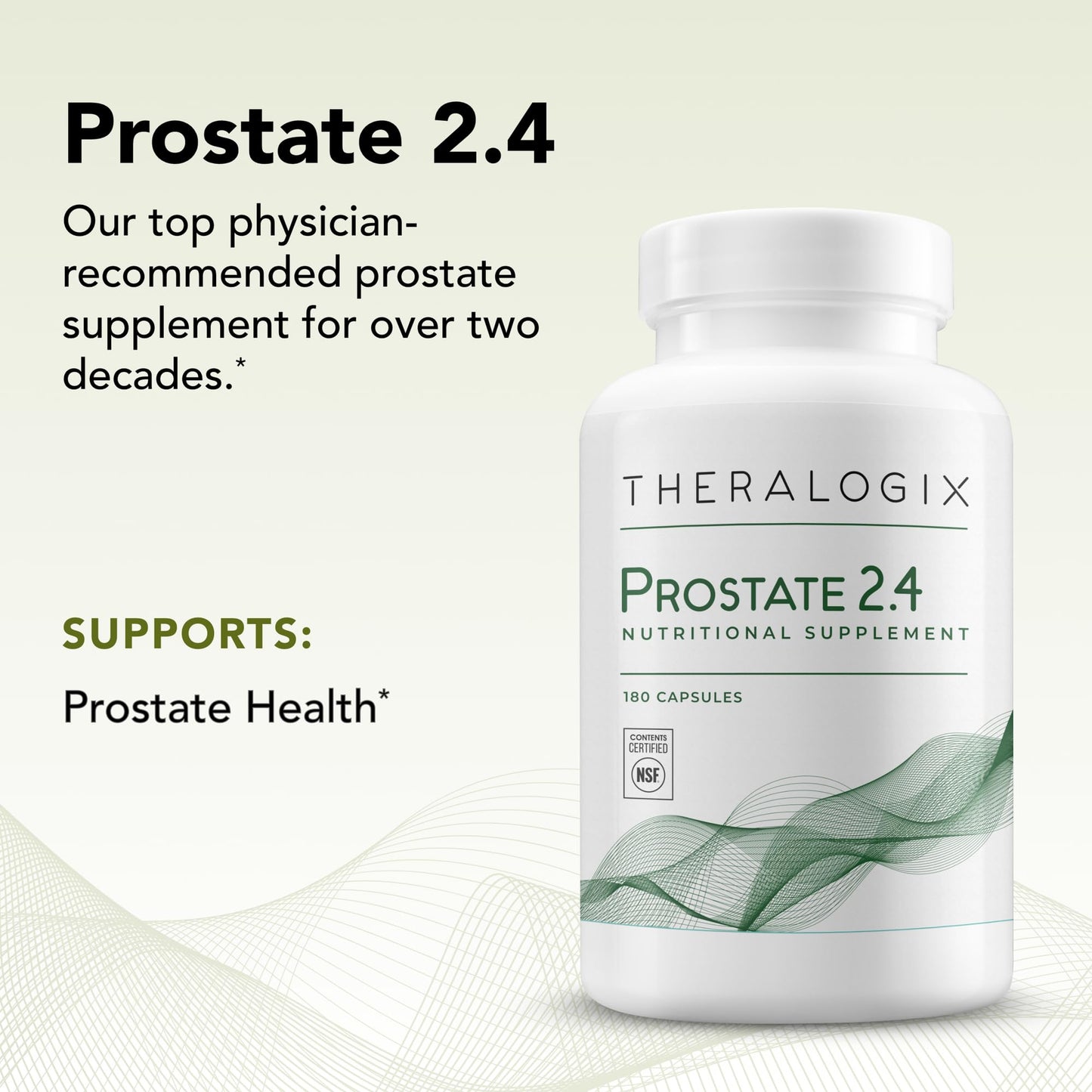 Theralogix Prostate 2.4 Nutritional Supplement 180 Capsules