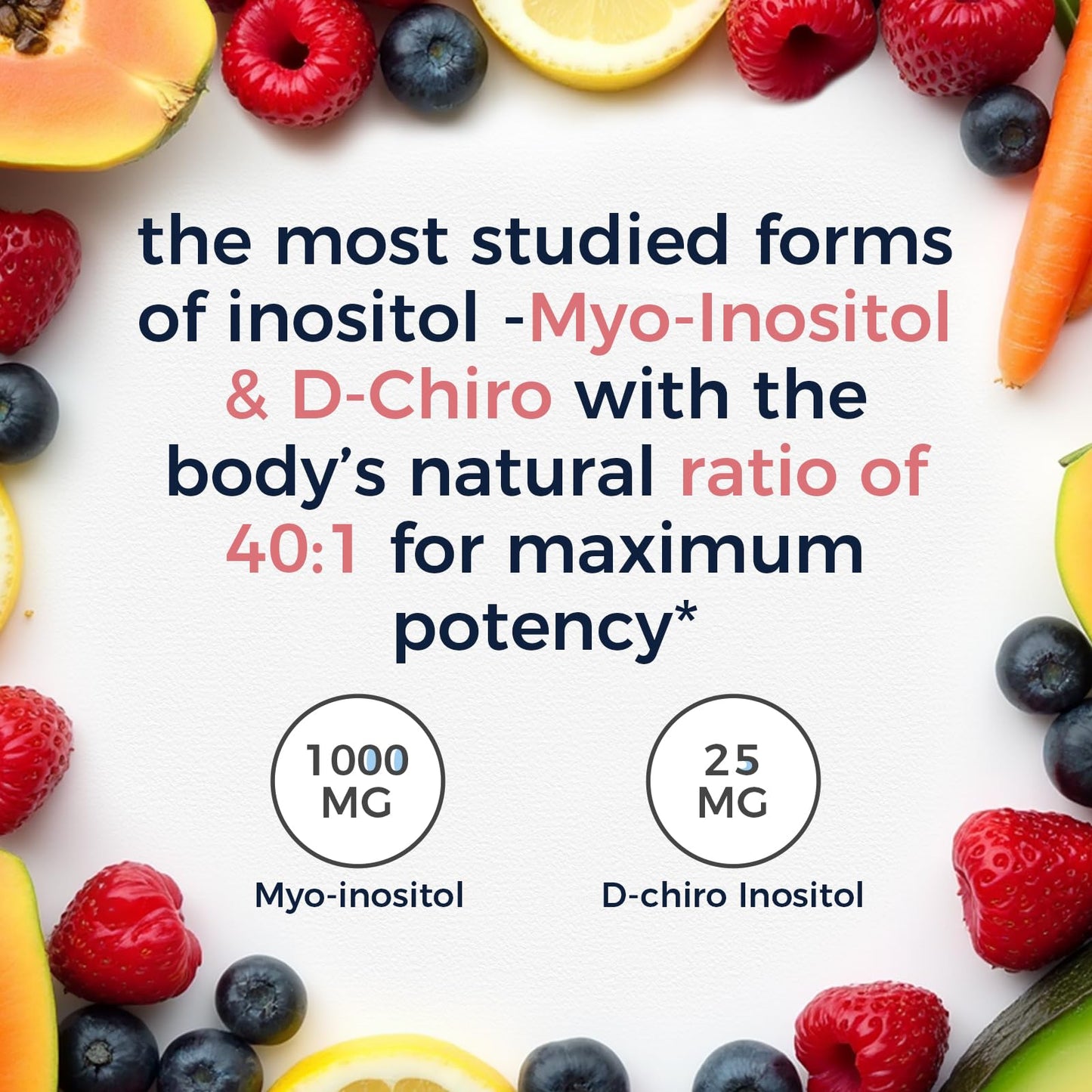 Vitalitown Inositol Supplement Capsule 60 Count