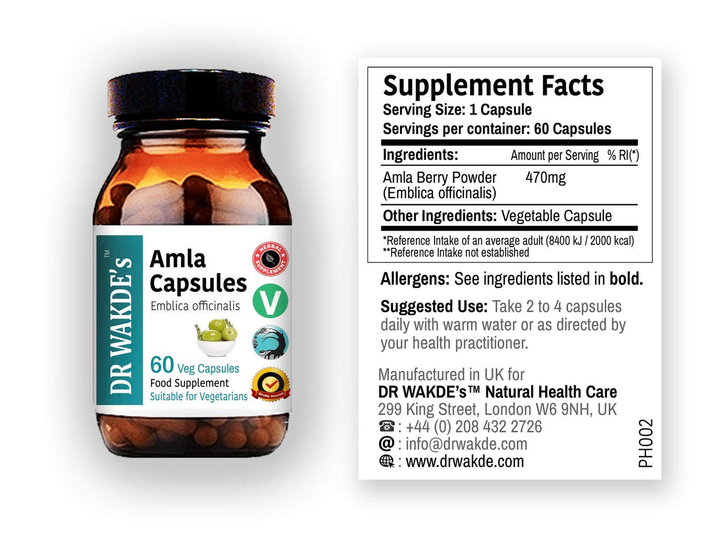 DR WAKDE's Amla Capsules, 1 Count