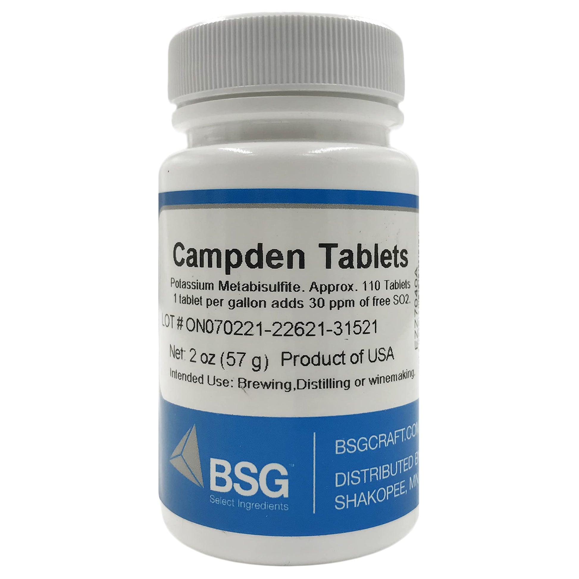 BSG HandCraft Potassium Metabisulfite Tablets, 1 Count